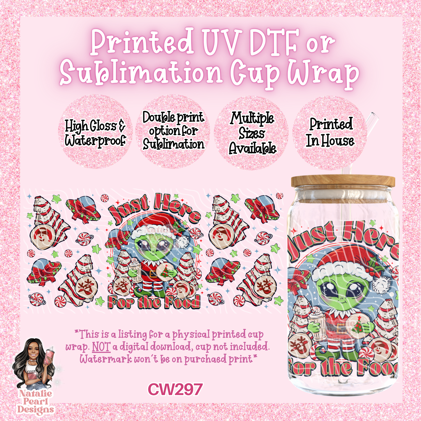 CW297 UV DTF/SUB Cup Wrap