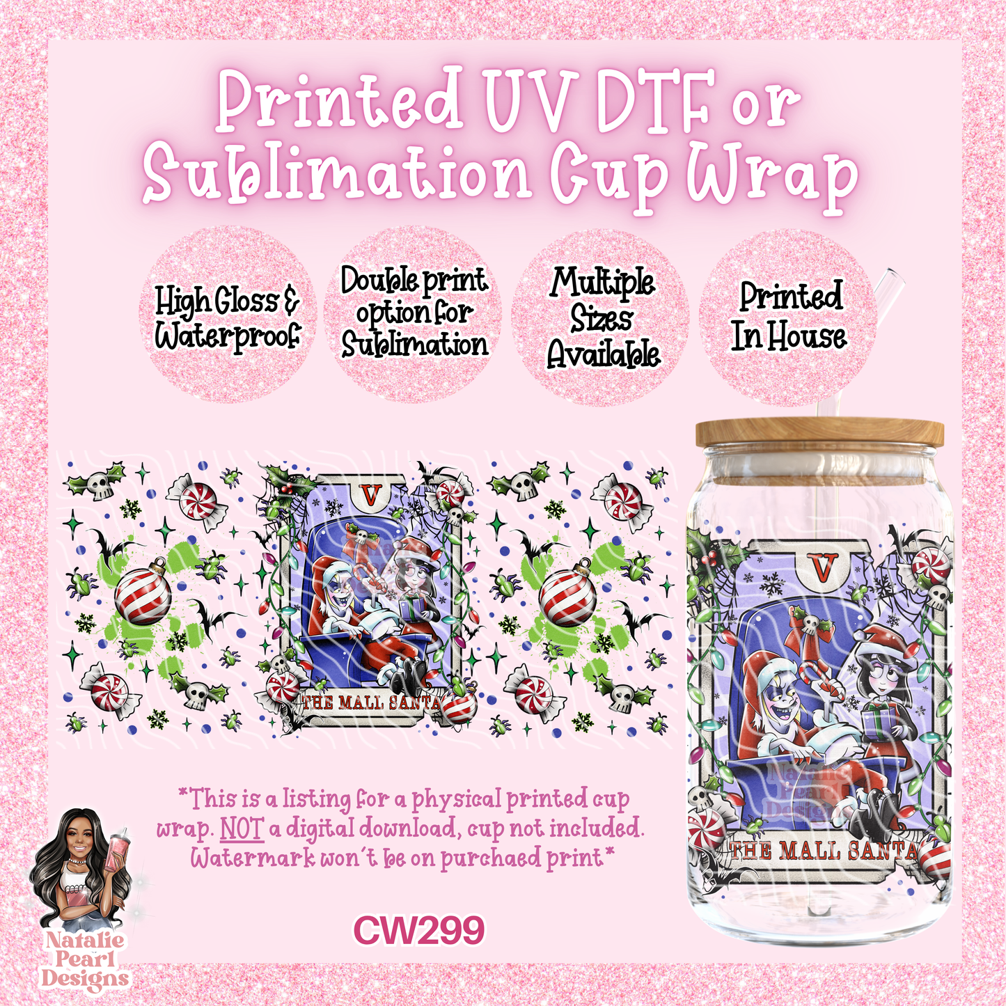 CW299 UV DTF/SUB Cup Wrap