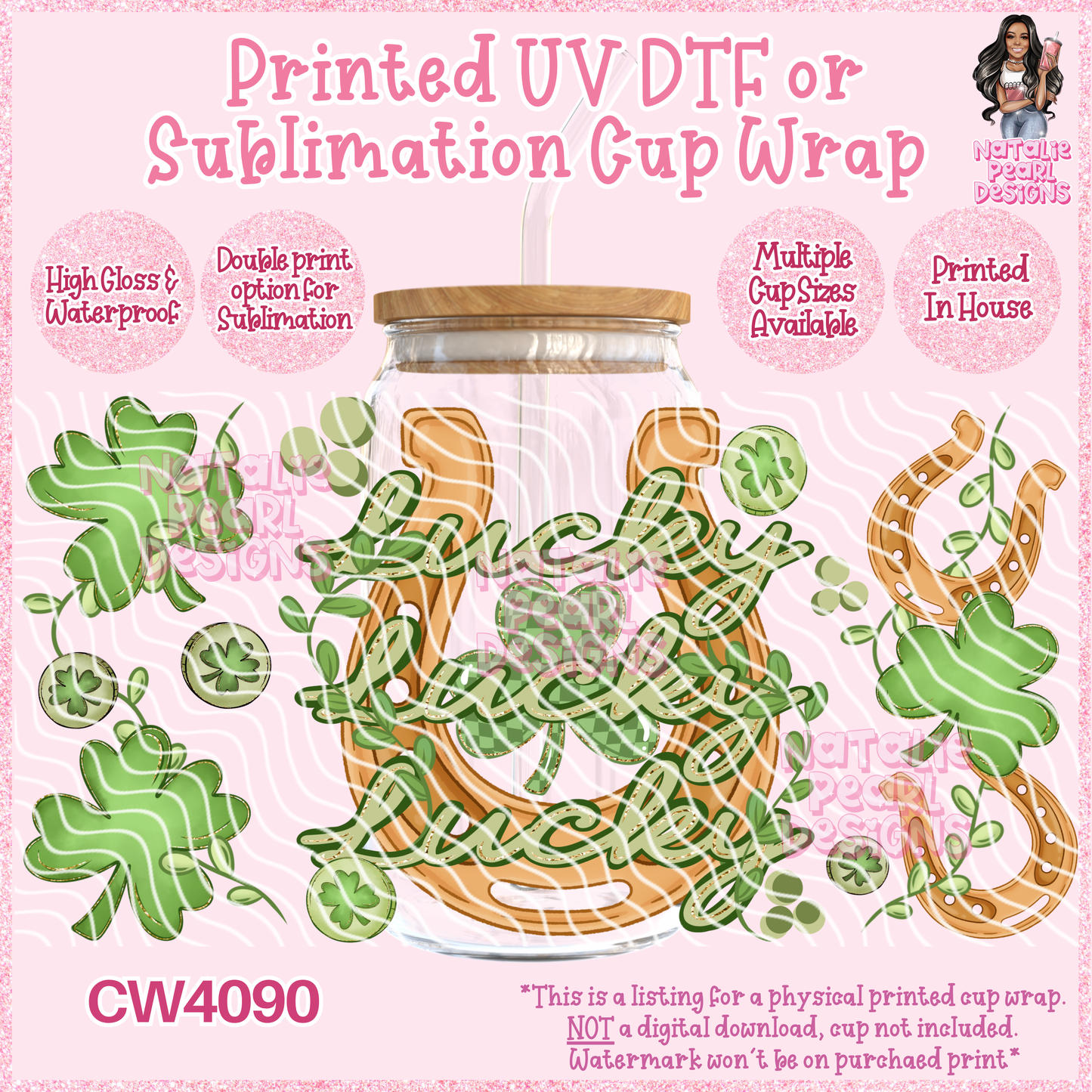 CW4090 UV DTF/SUB Cup Wraps