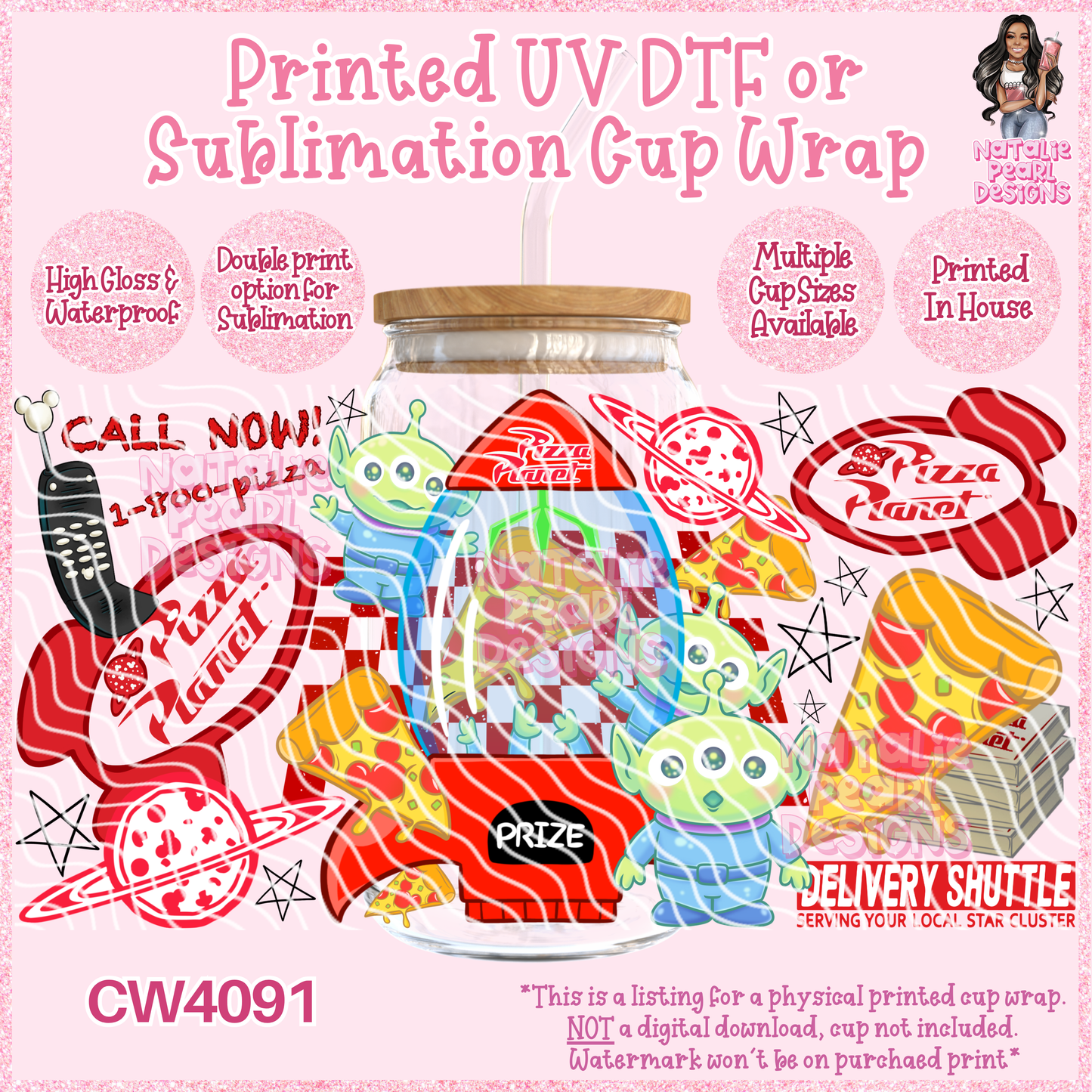 CW4091 UV DTF/SUB Cup Wraps