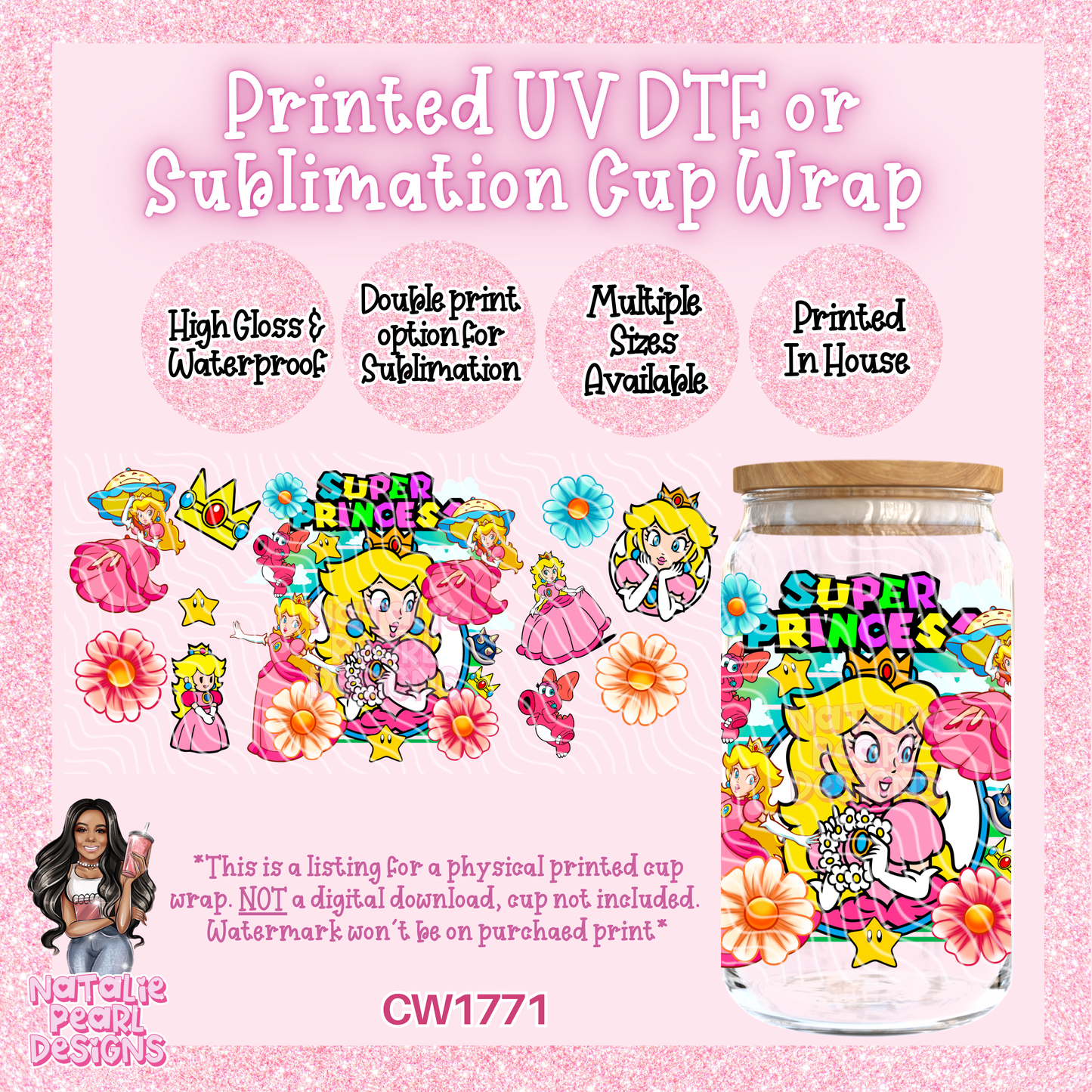 CW1771 UV DTF/SUB Cup Wraps