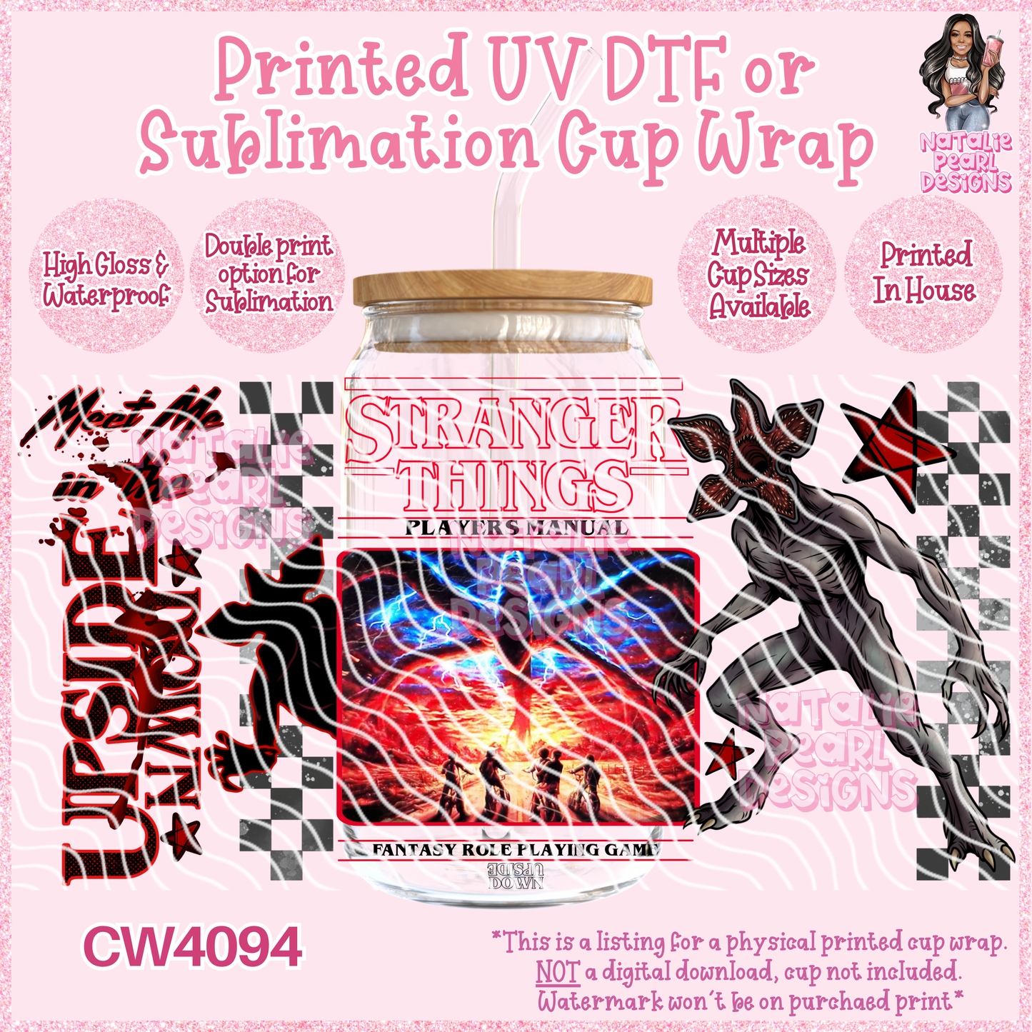 CW4094 UV DTF/SUB Cup Wraps
