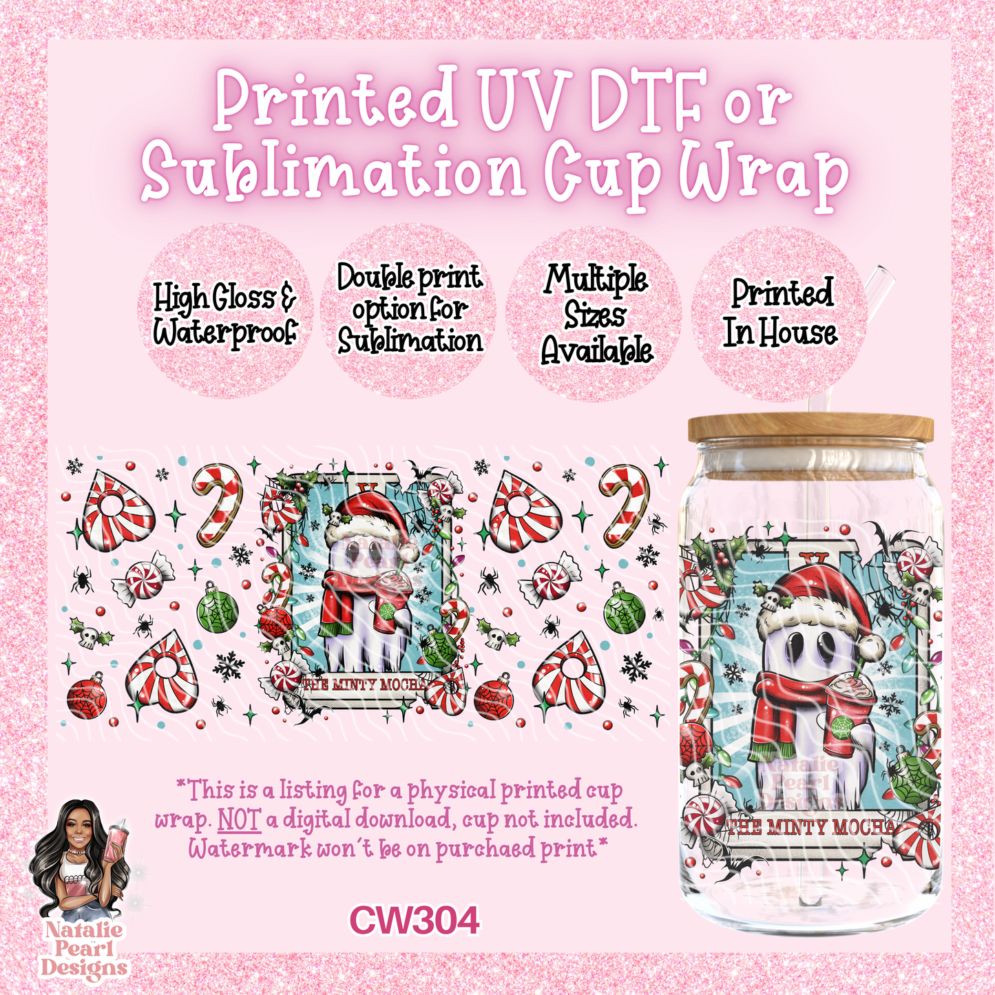 CW304 UV DTF/SUB Cup Wrap