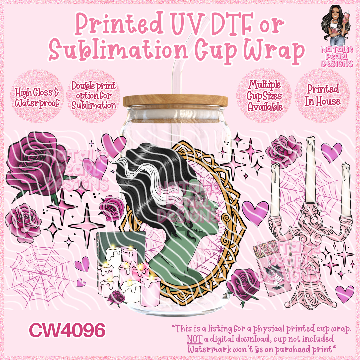 CW4096 UV DTF/SUB Cup Wraps