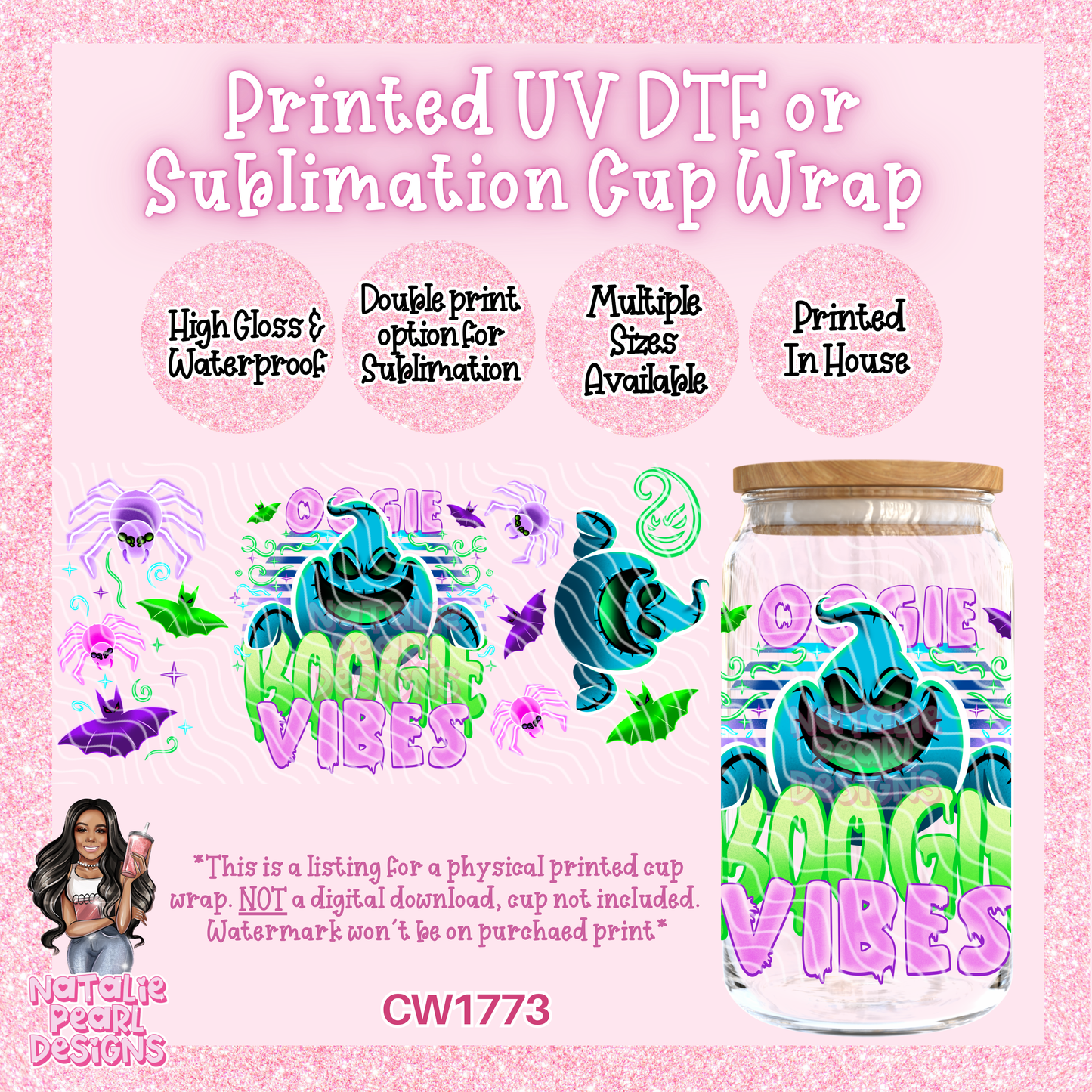 CW1773 UV DTF/SUB Cup Wraps