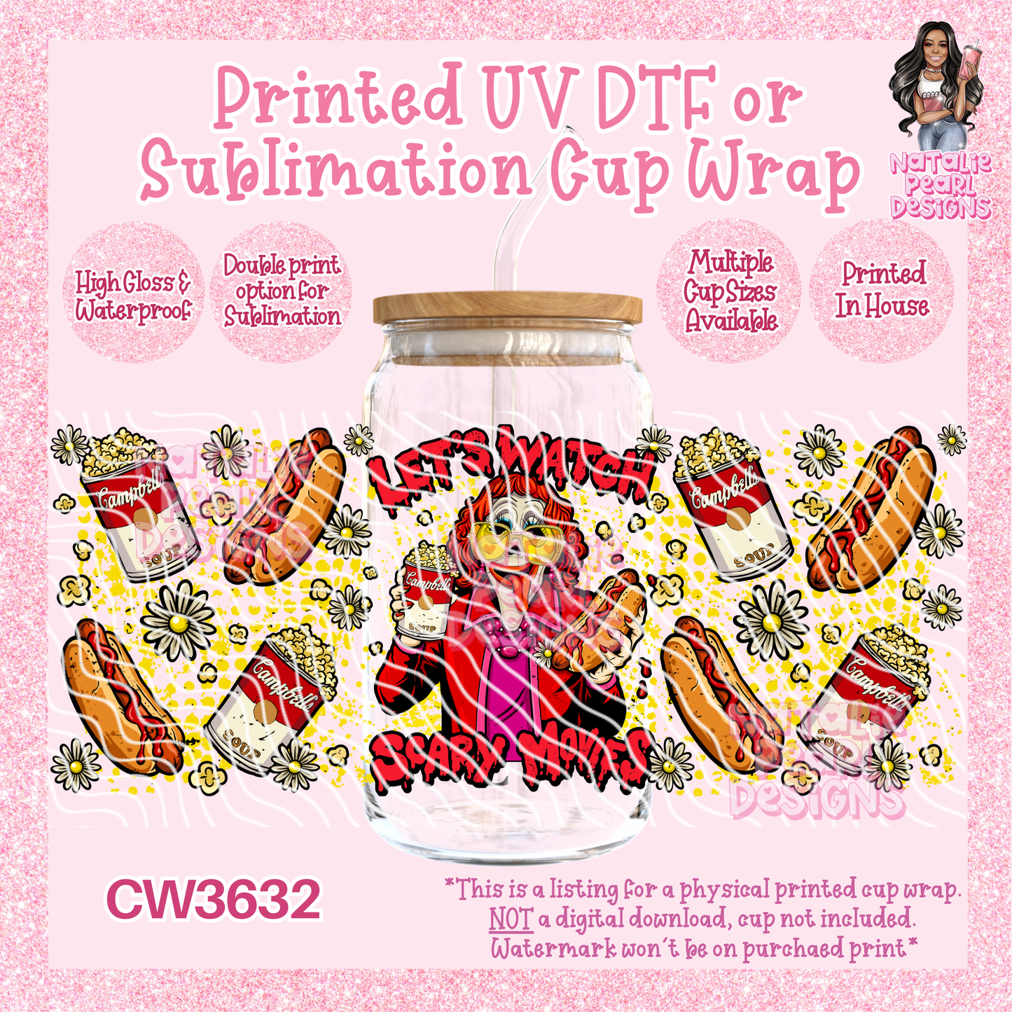 CW3632 UV DTF/SUB Cup Wraps
