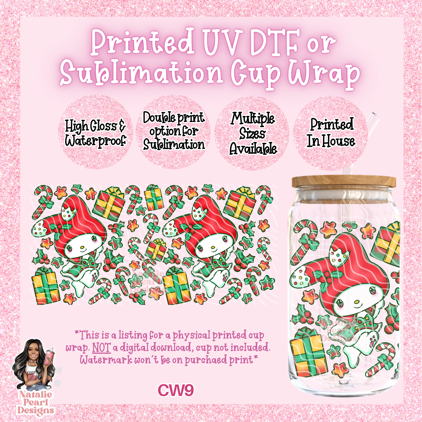 CW9 UV DTF/SUB Cup Wrap