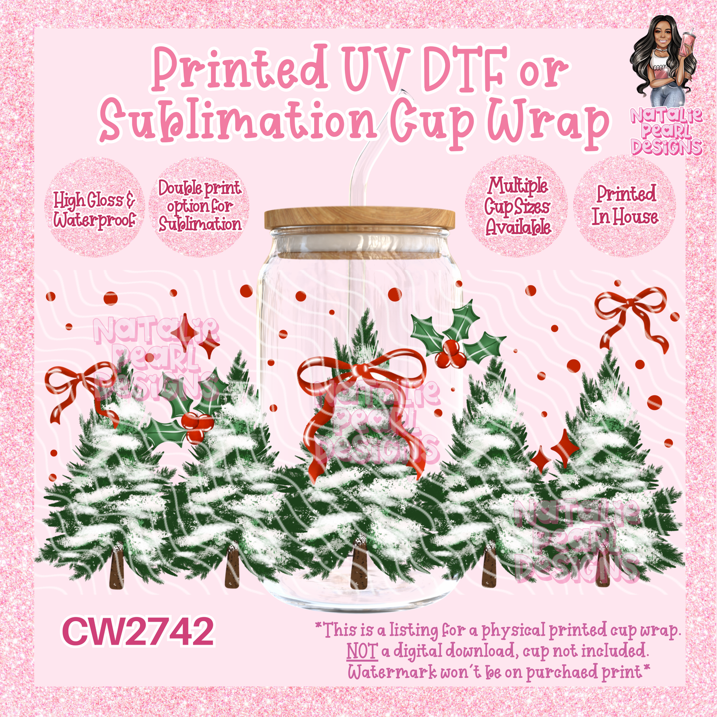 CW2742 UV DTF/SUB Cup Wraps