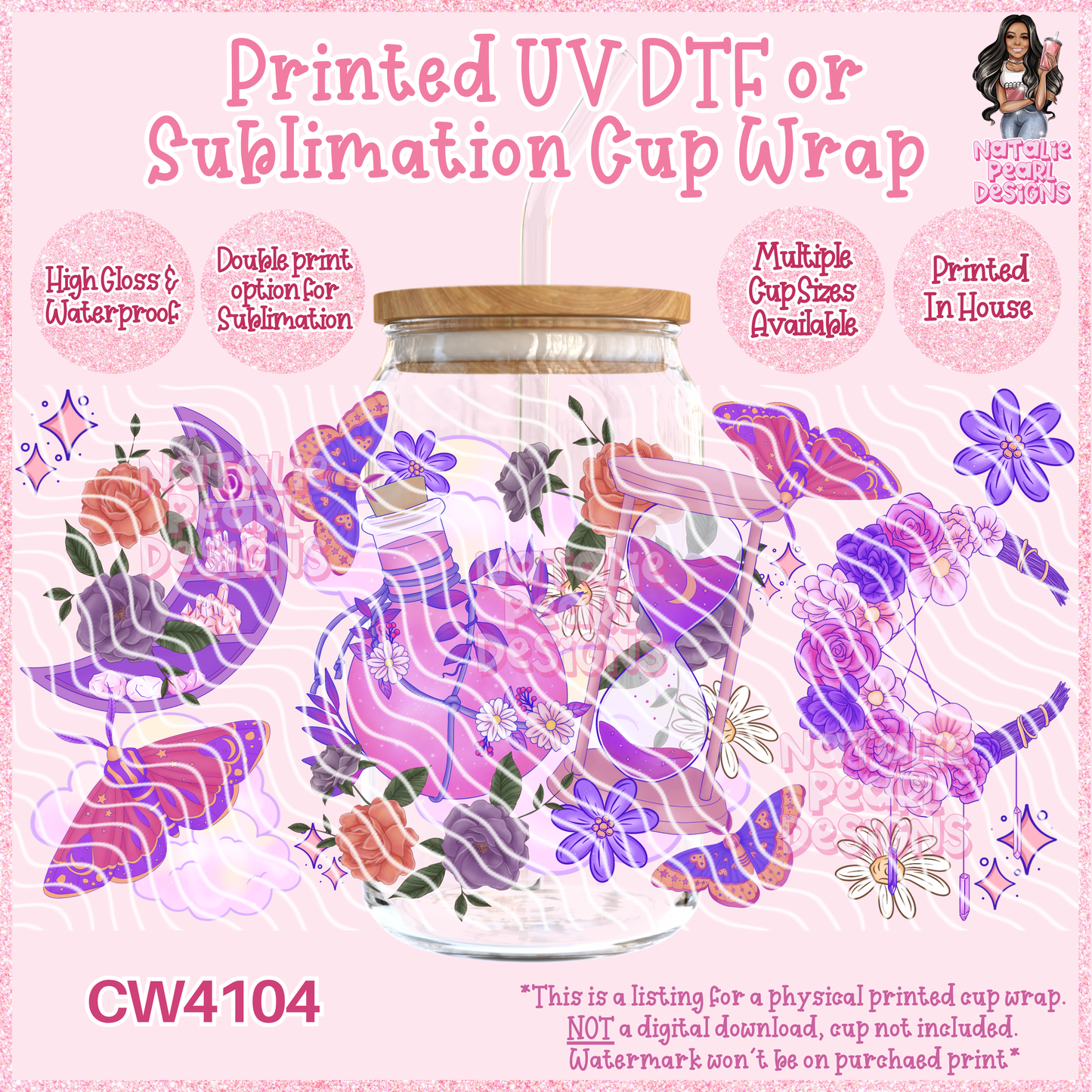CW4104 UV DTF/SUB Cup Wraps