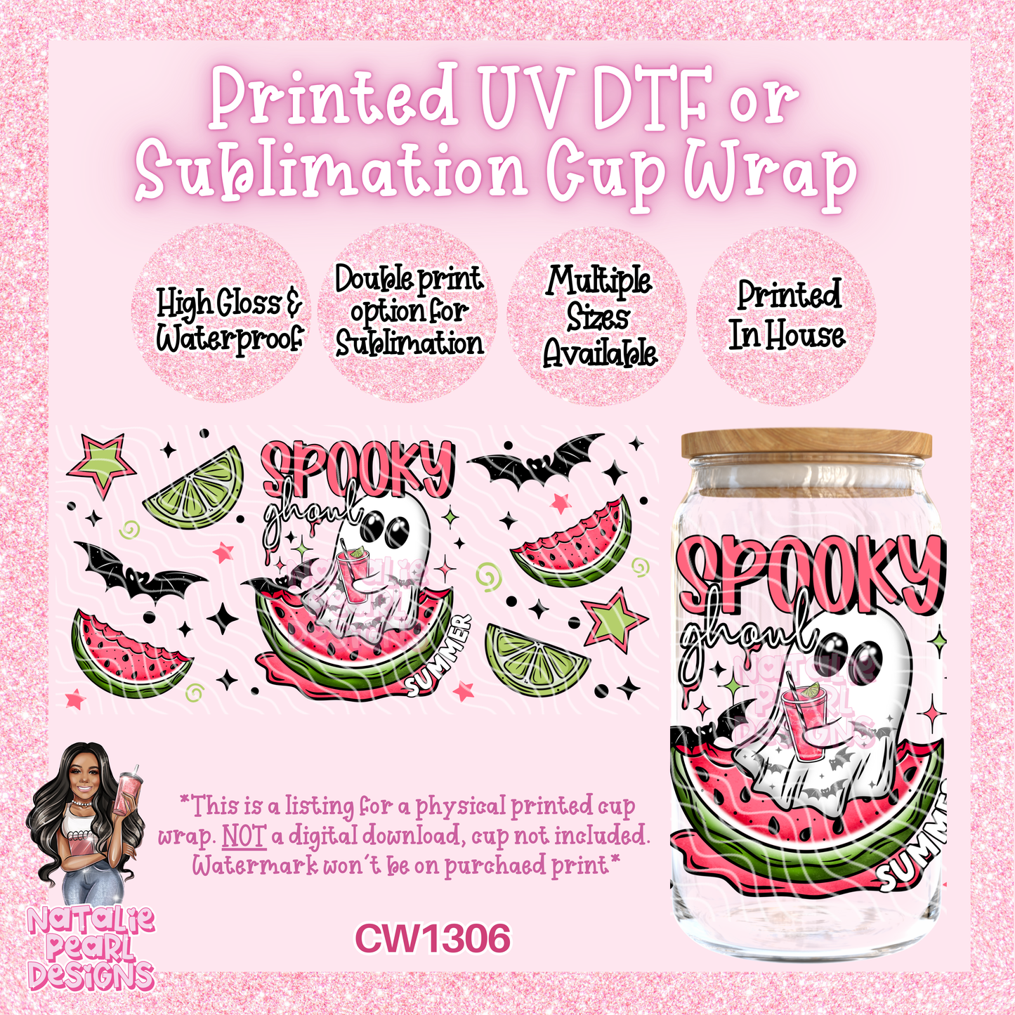CW1306 UV DTF/SUB Cup Wrap