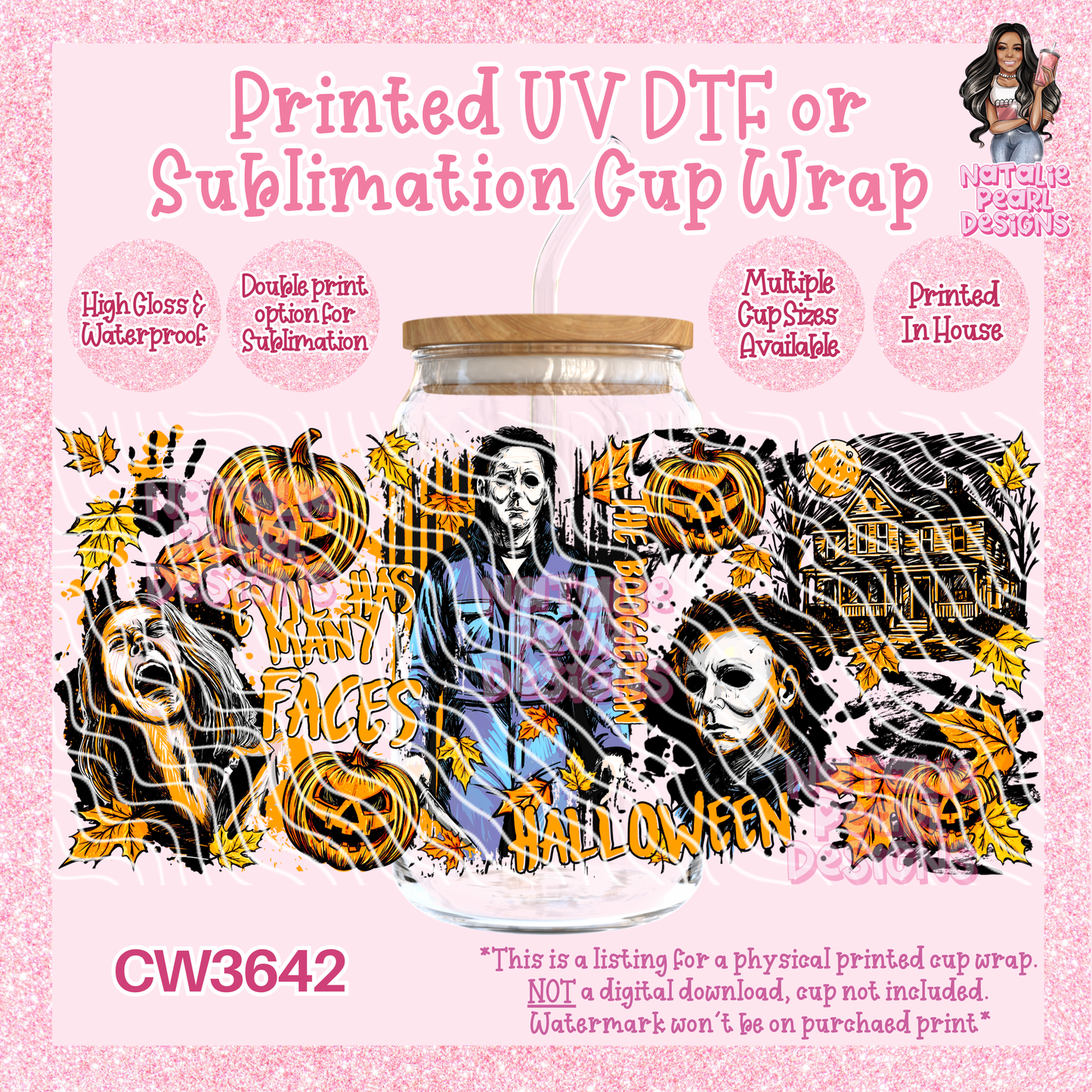 CW3642 UV DTF/SUB Cup Wraps