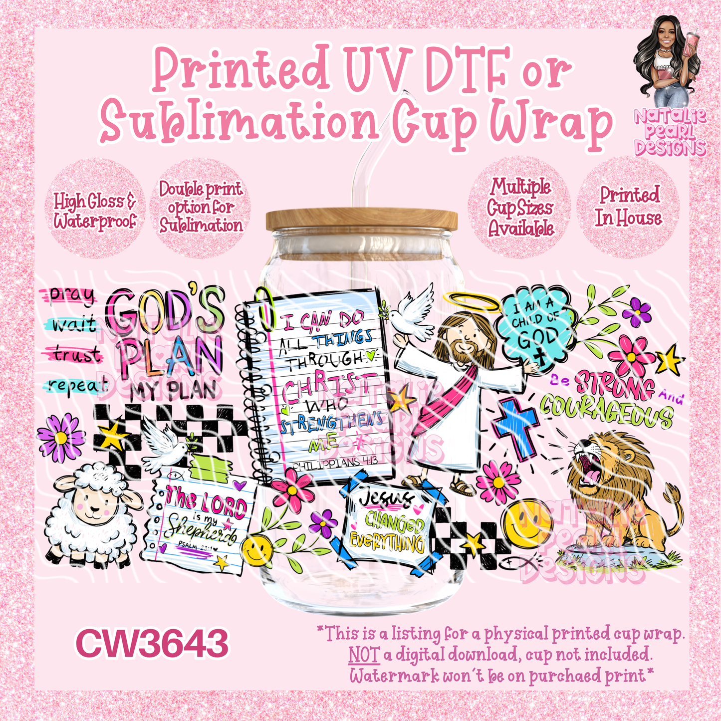 CW3643 UV DTF/SUB Cup Wraps