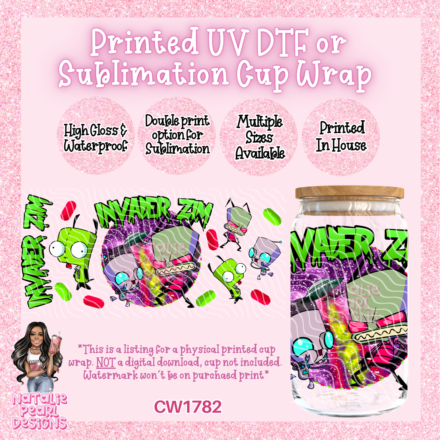 CW1782 UV DTF/SUB Cup Wraps