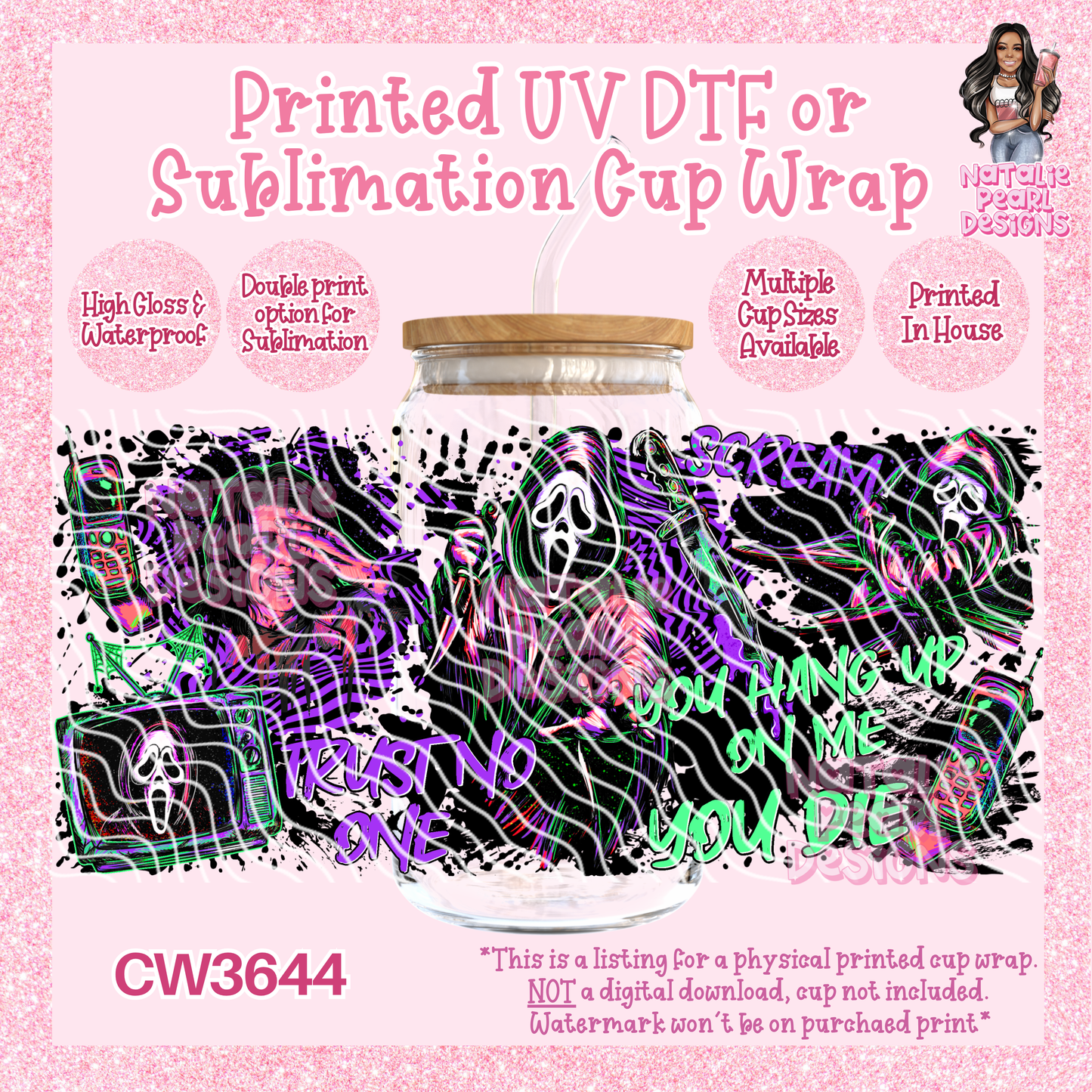 CW3644 UV DTF/SUB Cup Wraps