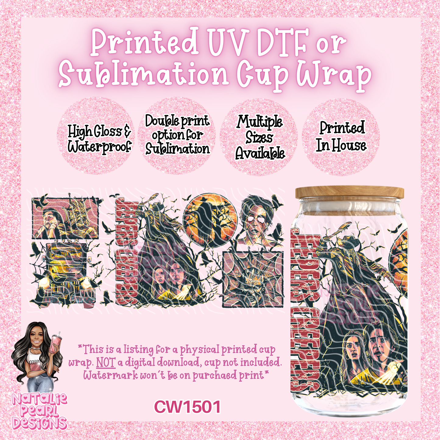 CW1501 UV DTF/SUB Cup Wrap
