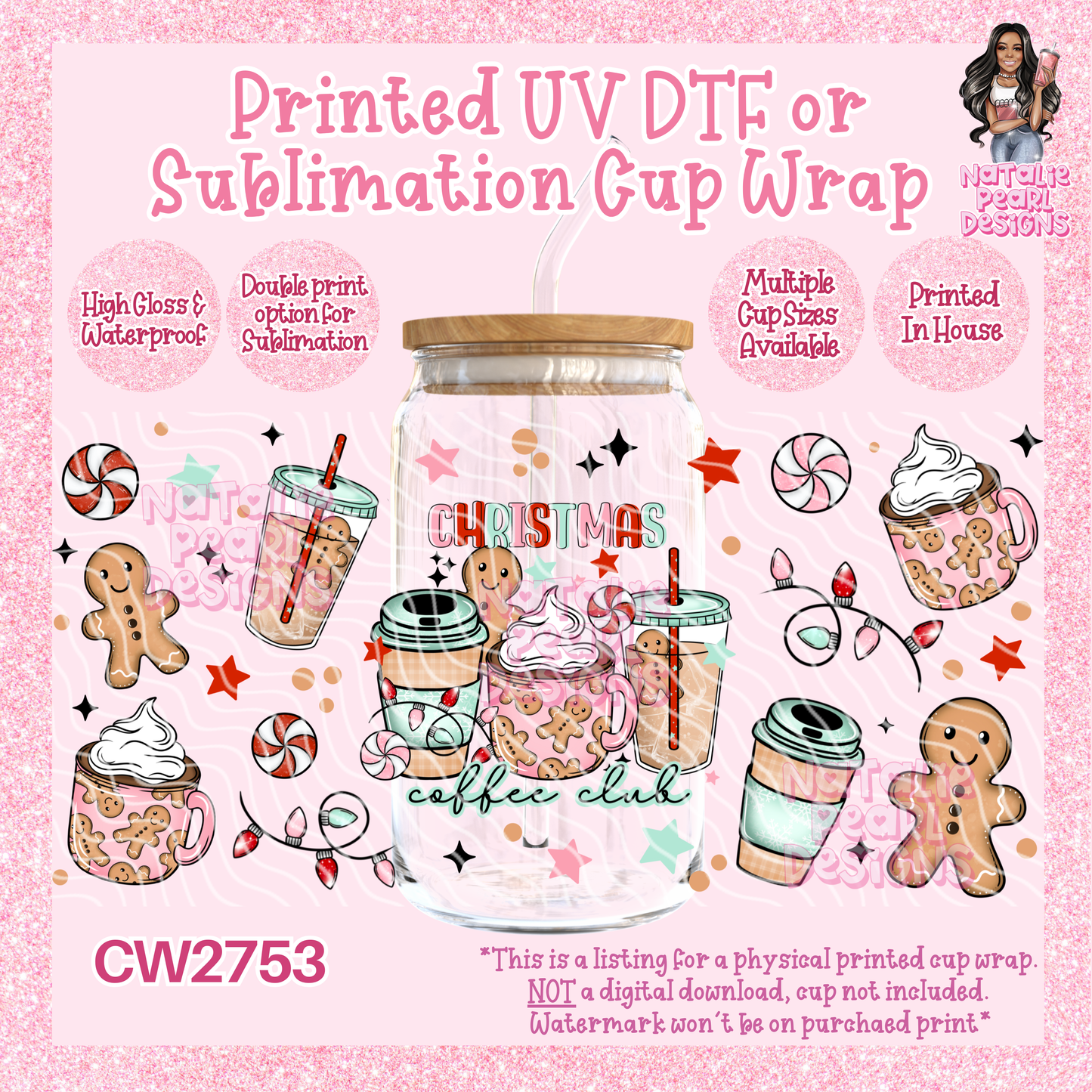 CW2753 UV DTF/SUB Cup Wraps