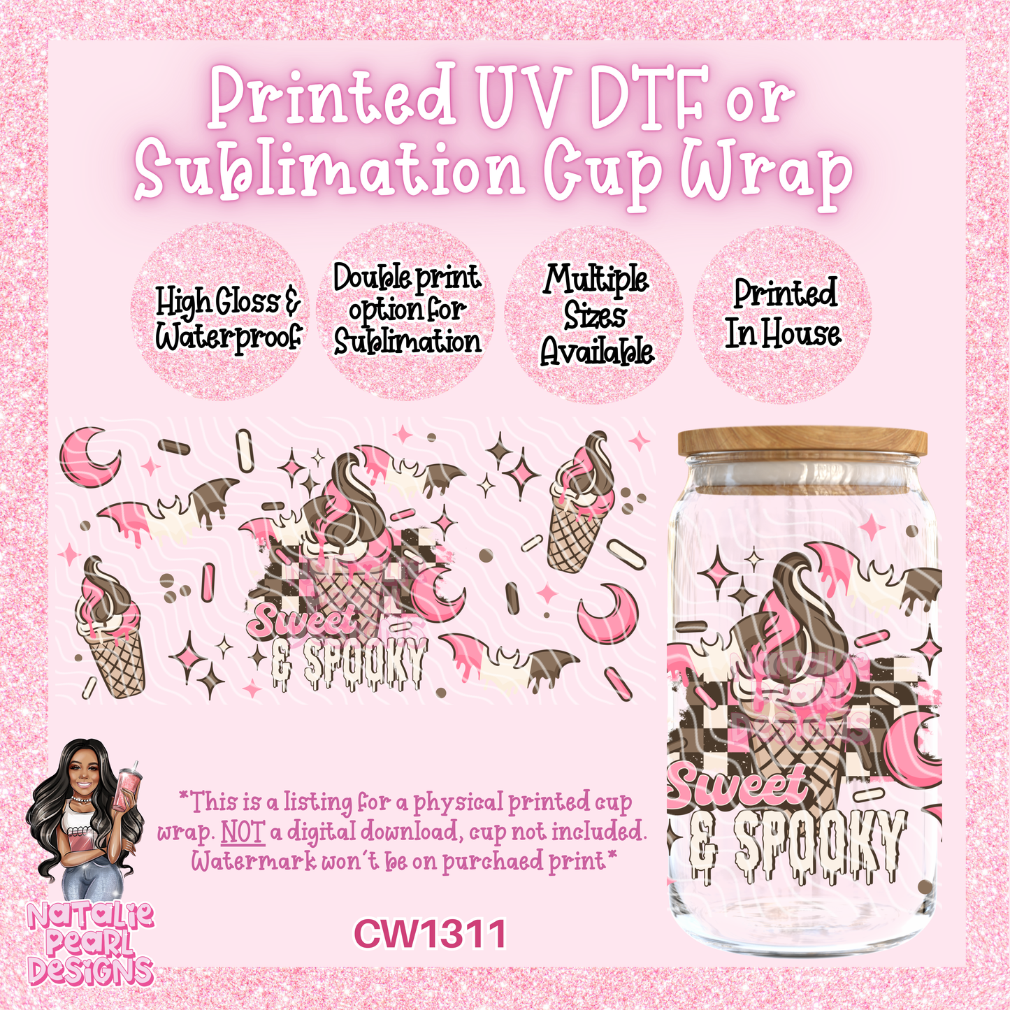 CW1311 UV DTF/SUB Cup Wrap