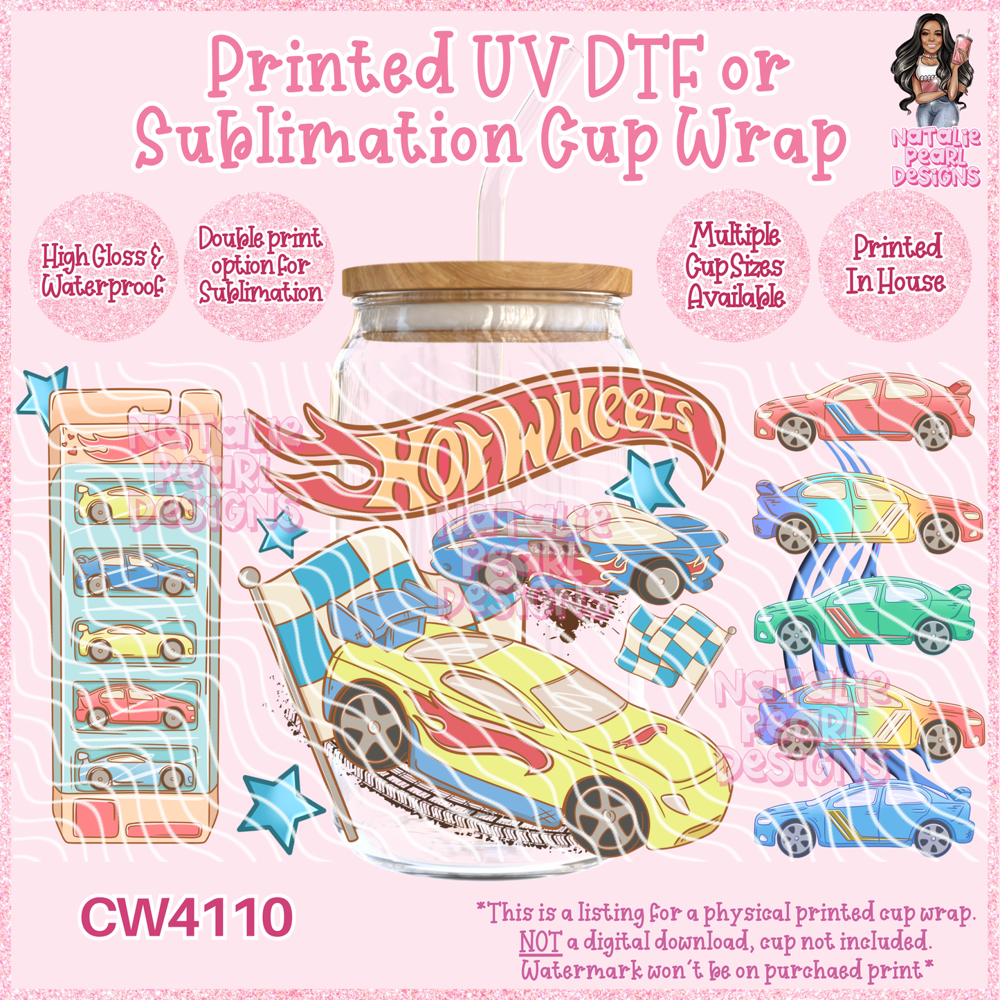 CW4110 UV DTF/SUB Cup Wraps