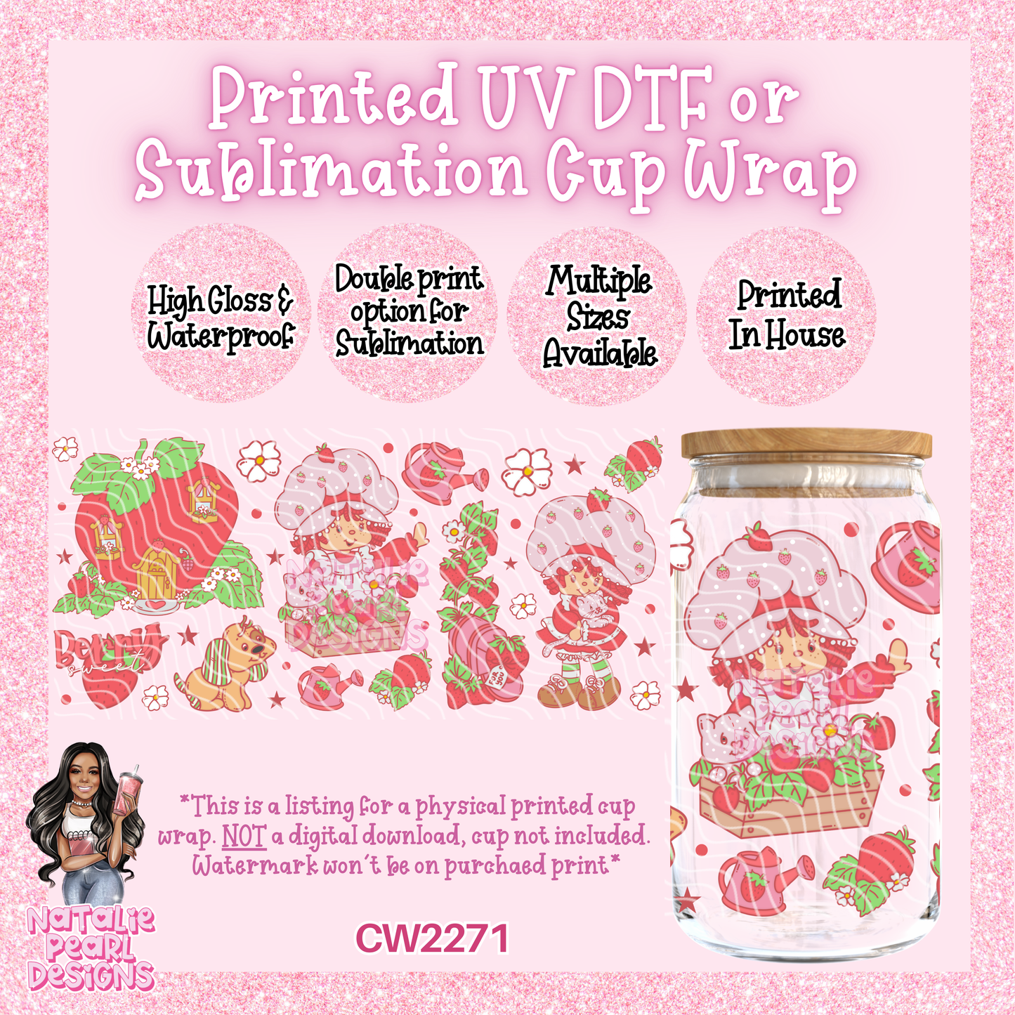 CW2271 UV DTF/SUB Cup Wraps