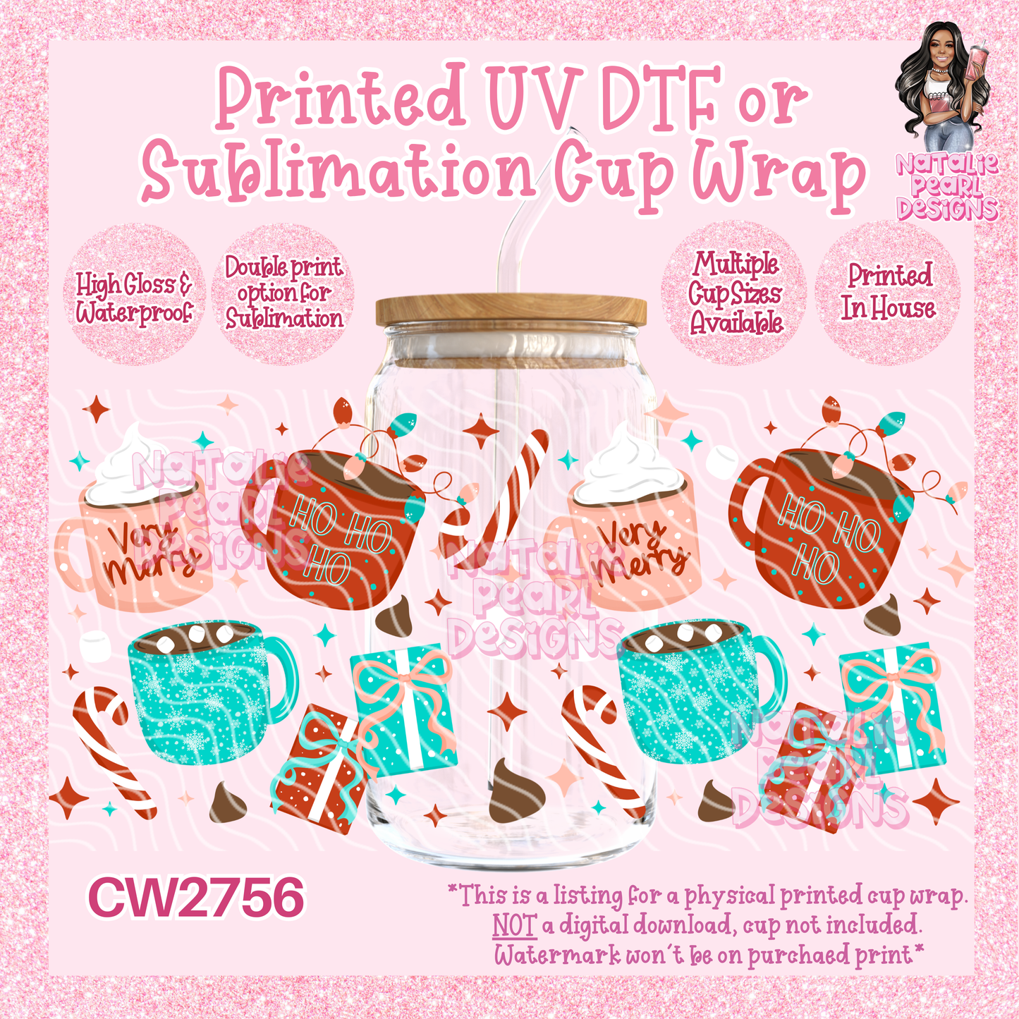 CW2756 UV DTF/SUB Cup Wraps