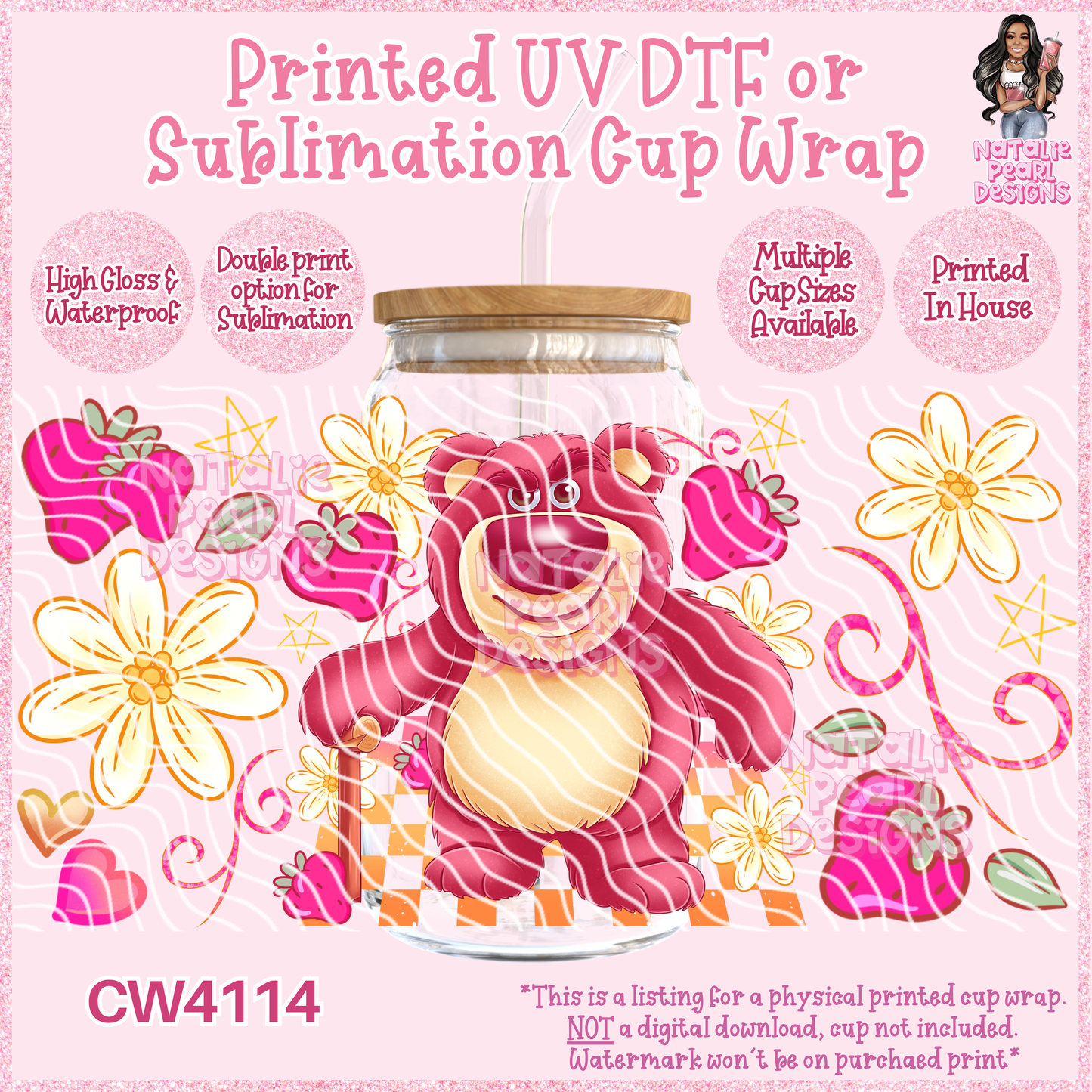 CW4114 UV DTF/SUB Cup Wraps