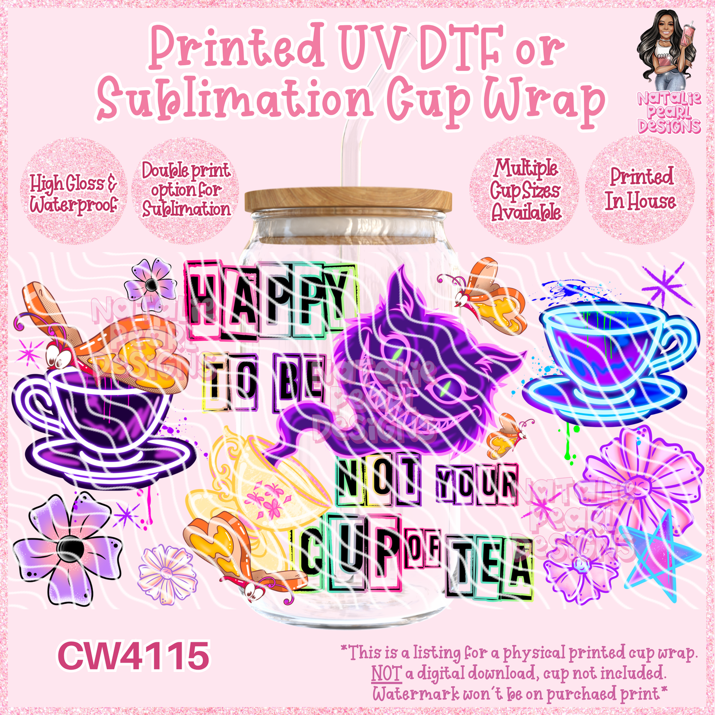 CW4115 UV DTF/SUB Cup Wraps