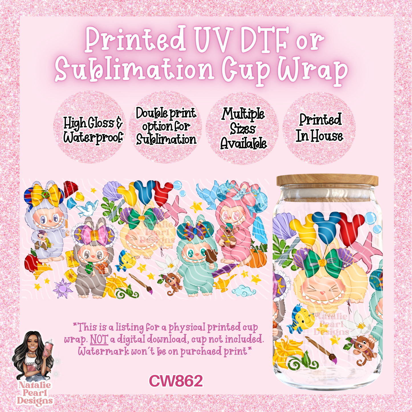 CW862 UV DTF/SUB Cup Wrap