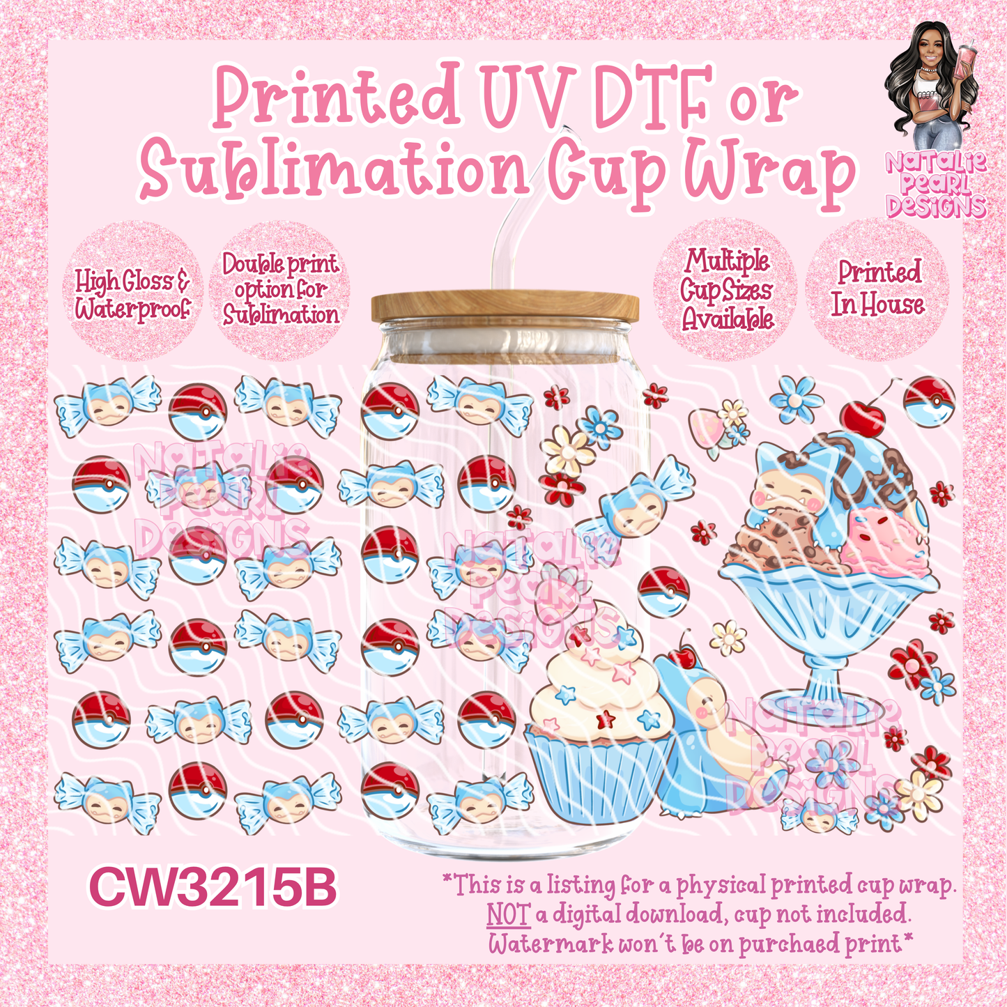 CW3215B UV DTF/SUB Cup Wraps