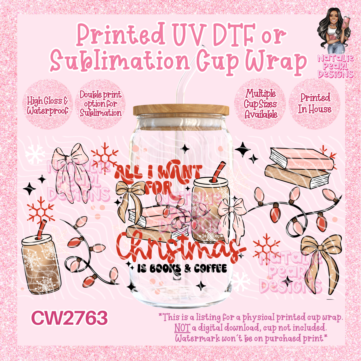 CW2763 UV DTF/SUB Cup Wraps