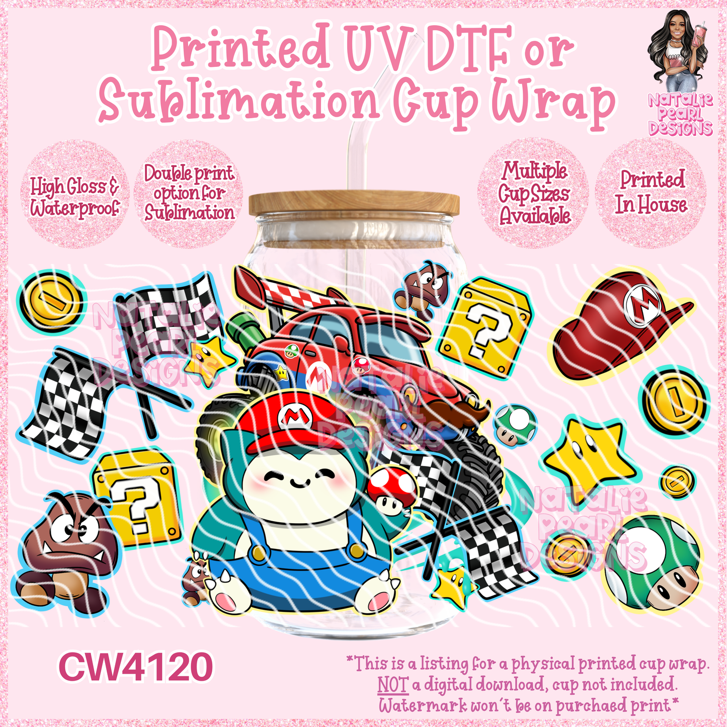 CW4120 UV DTF/SUB Cup Wraps