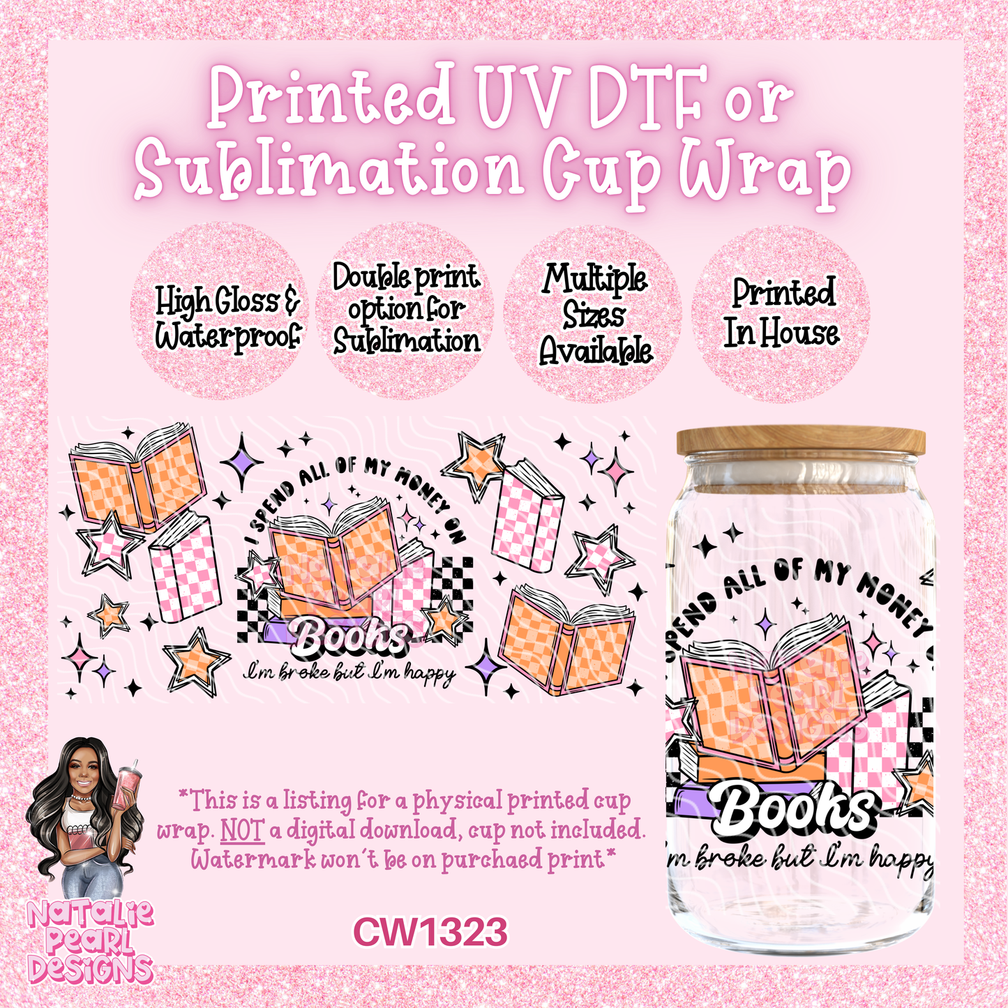 CW1323 UV DTF/SUB Cup Wrap
