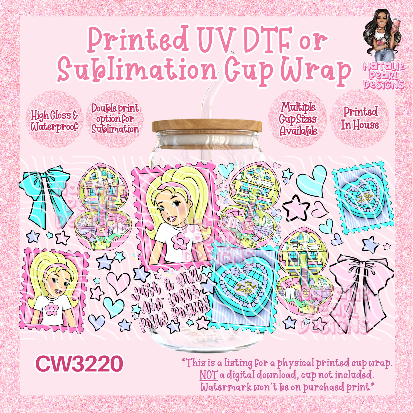 CW3220 UV DTF/SUB Cup Wraps
