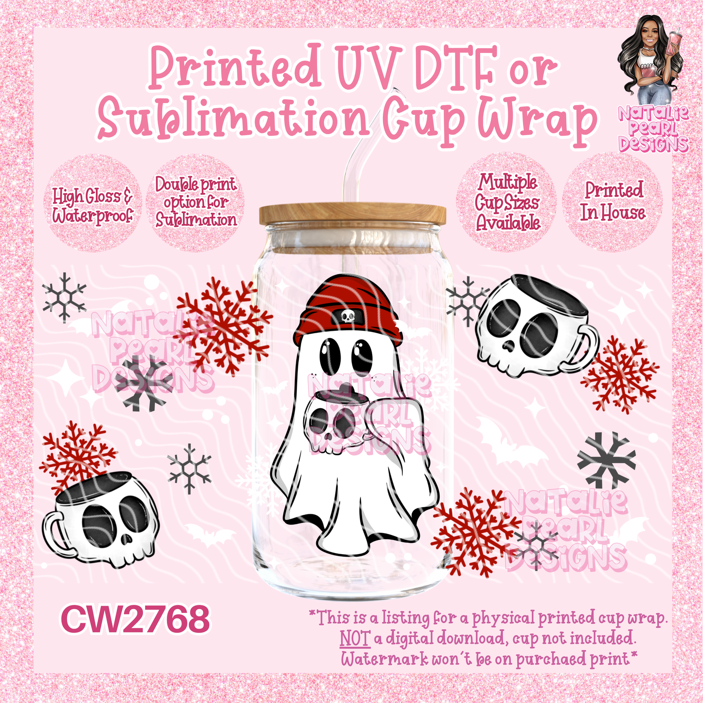 CW2768 UV DTF/SUB Cup Wraps