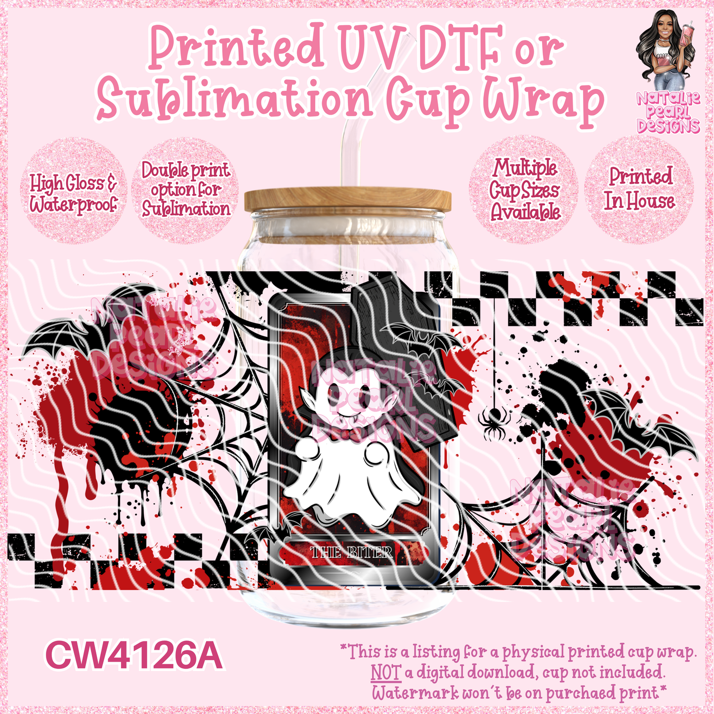 CW4126A UV DTF/SUB Cup Wraps