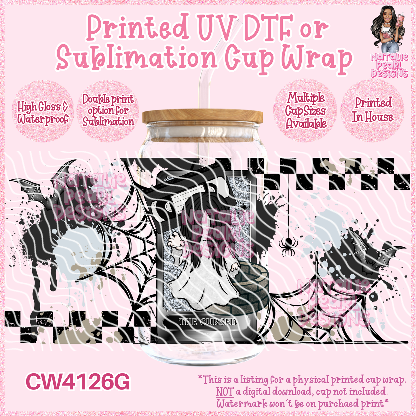 CW4126G UV DTF/SUB Cup Wraps