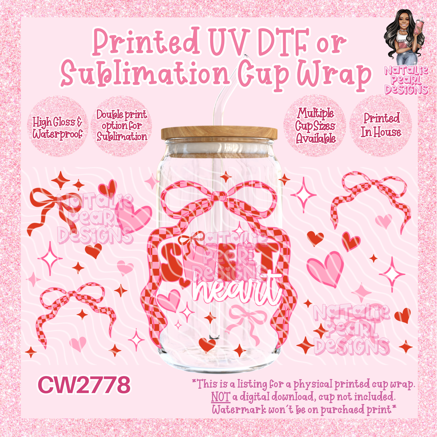 CW2778 UV DTF/SUB Cup Wraps