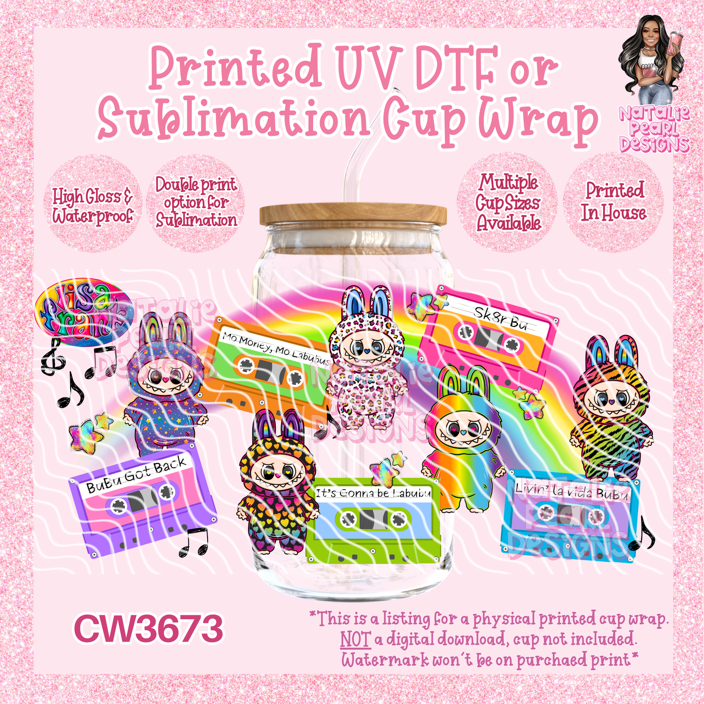 CW3673 UV DTF/SUB Cup Wraps