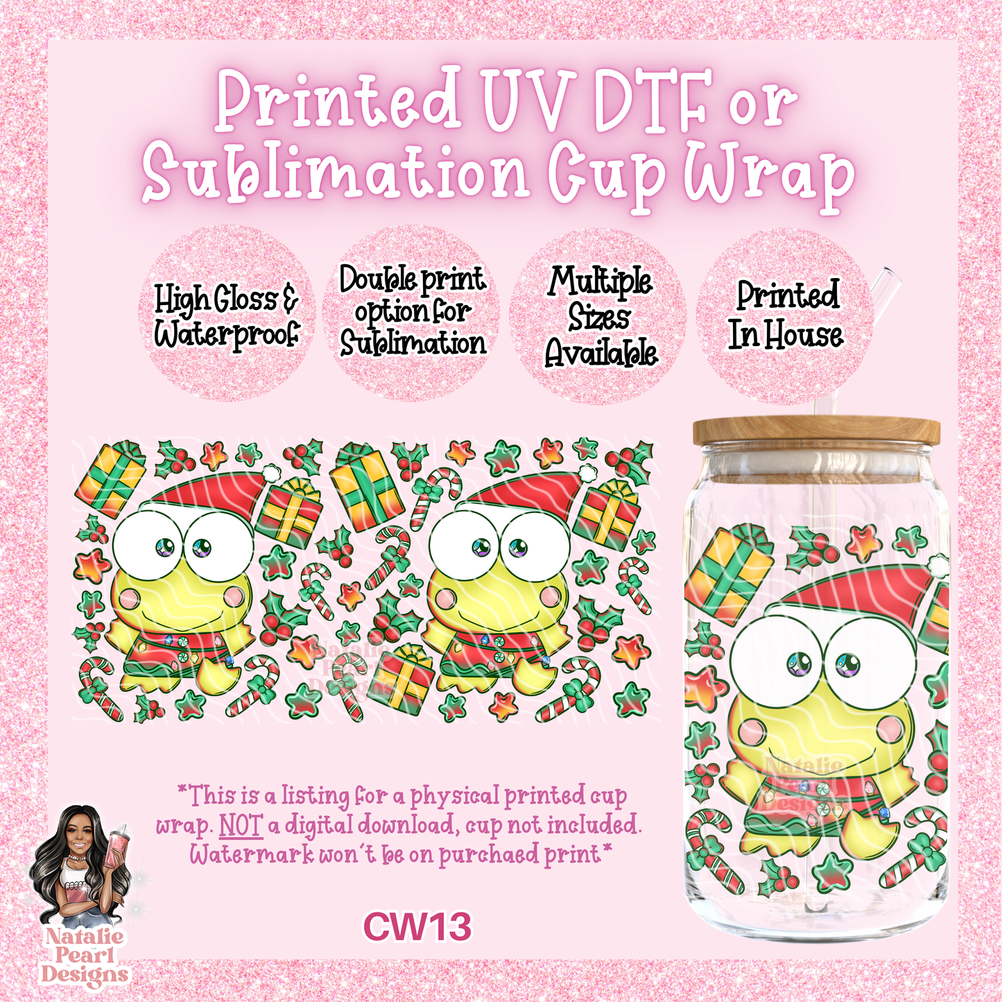 CW13 UV DTF/SUB Cup Wrap