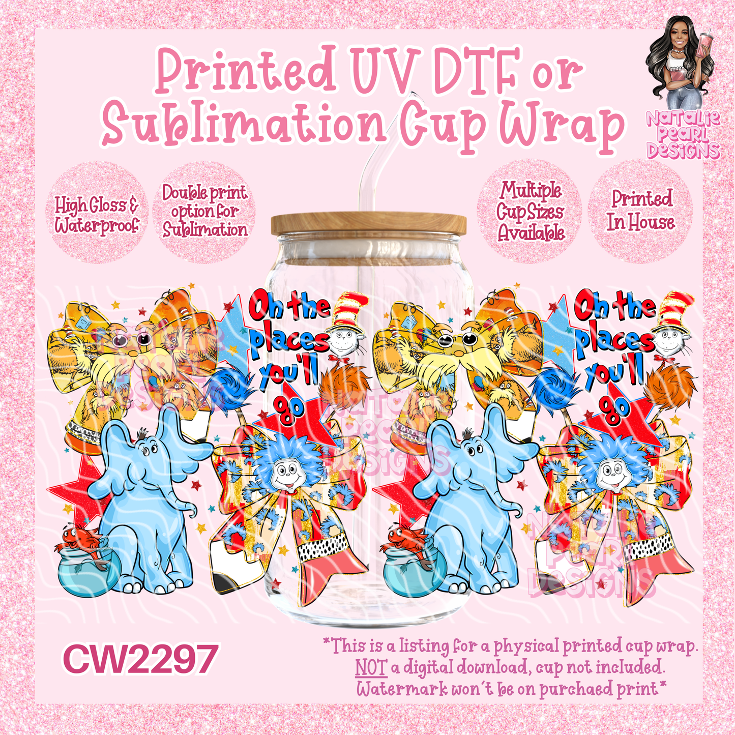 CW2297 UV DTF/SUB Cup Wraps