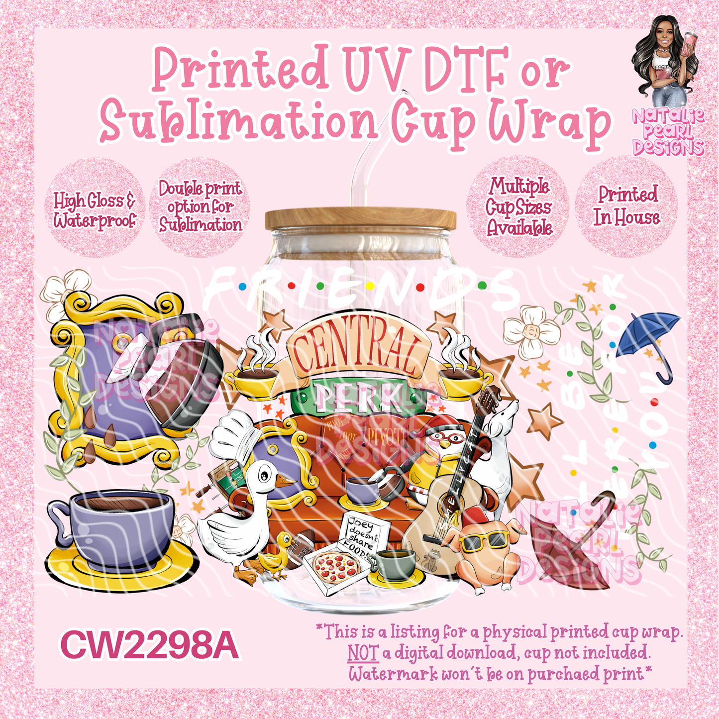 CW2298A UV DTF/SUB Cup Wraps