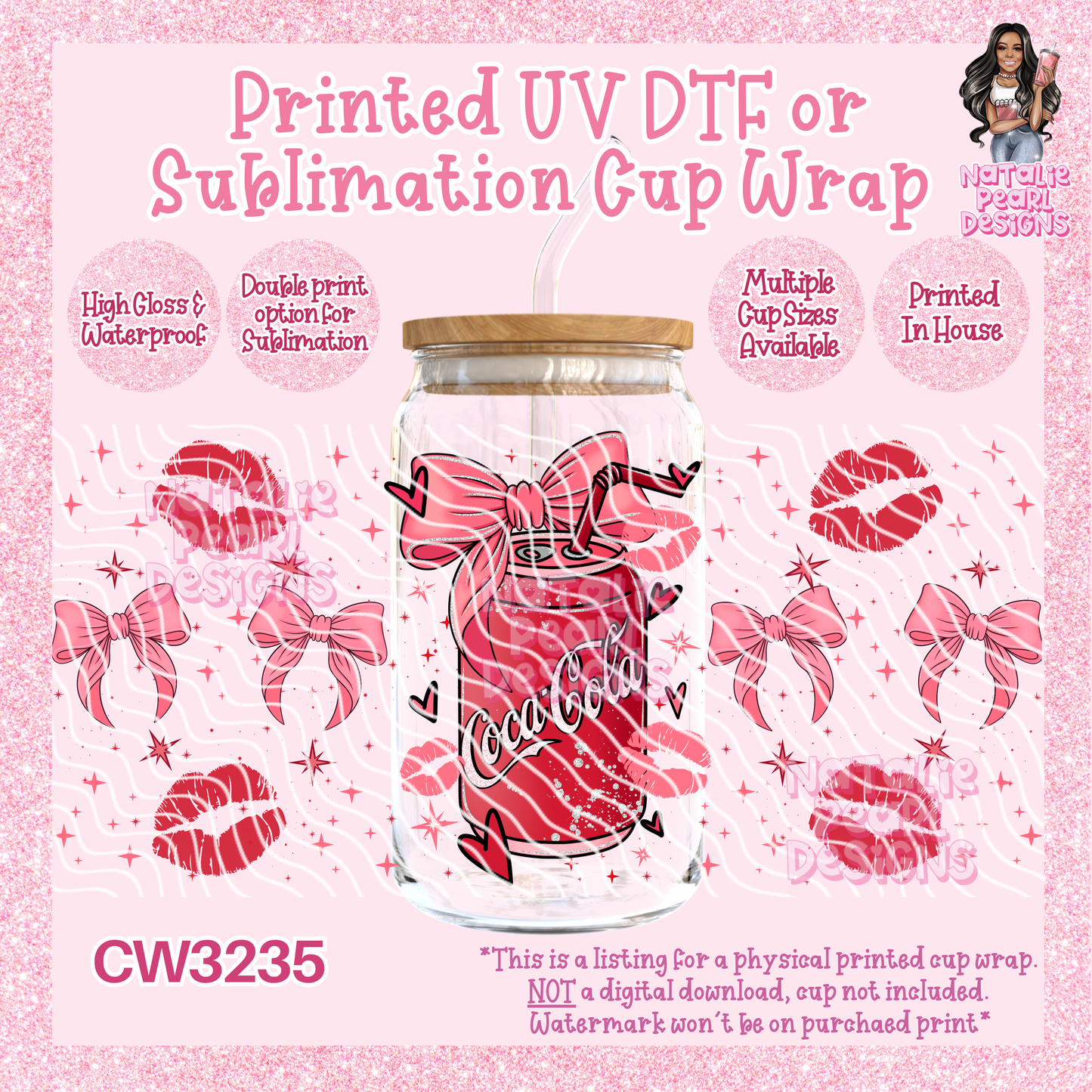 CW3235 UV DTF/SUB Cup Wraps