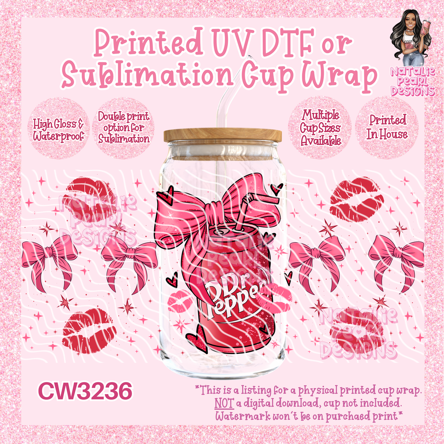CW3236 UV DTF/SUB Cup Wraps