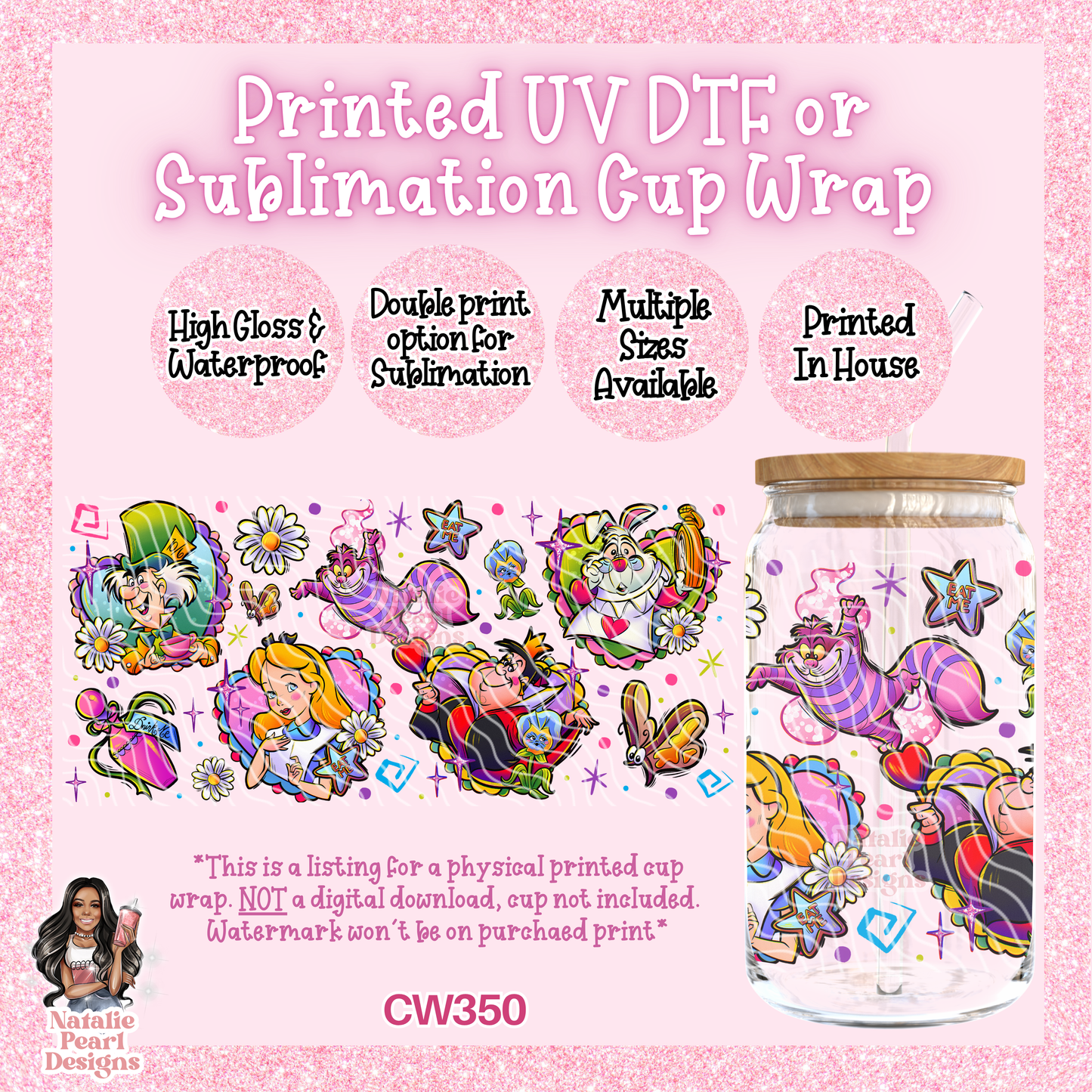 CW350 UV DTF/SUB Cup Wrap