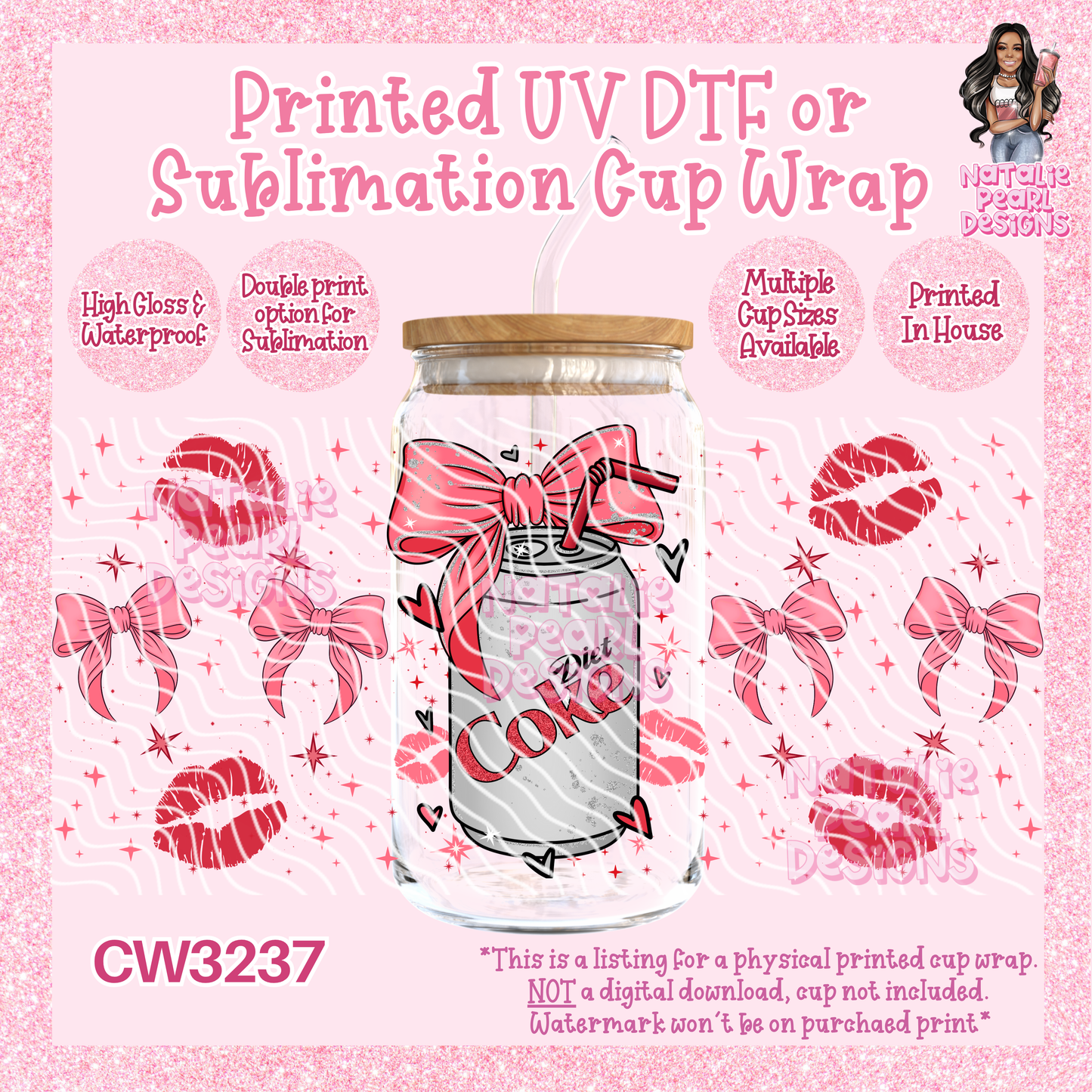 CW3237 UV DTF/SUB Cup Wraps