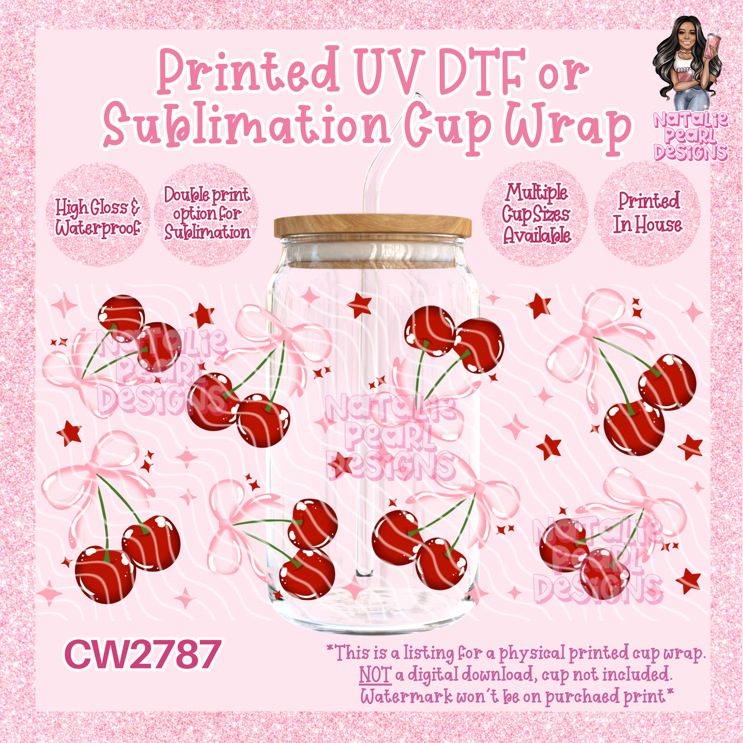 CW2787 UV DTF/SUB Cup Wraps