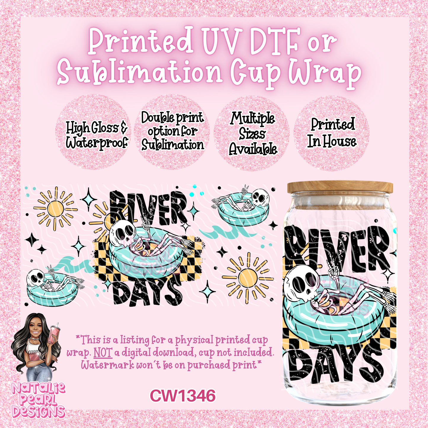 CW1346 UV DTF/SUB Cup Wrap