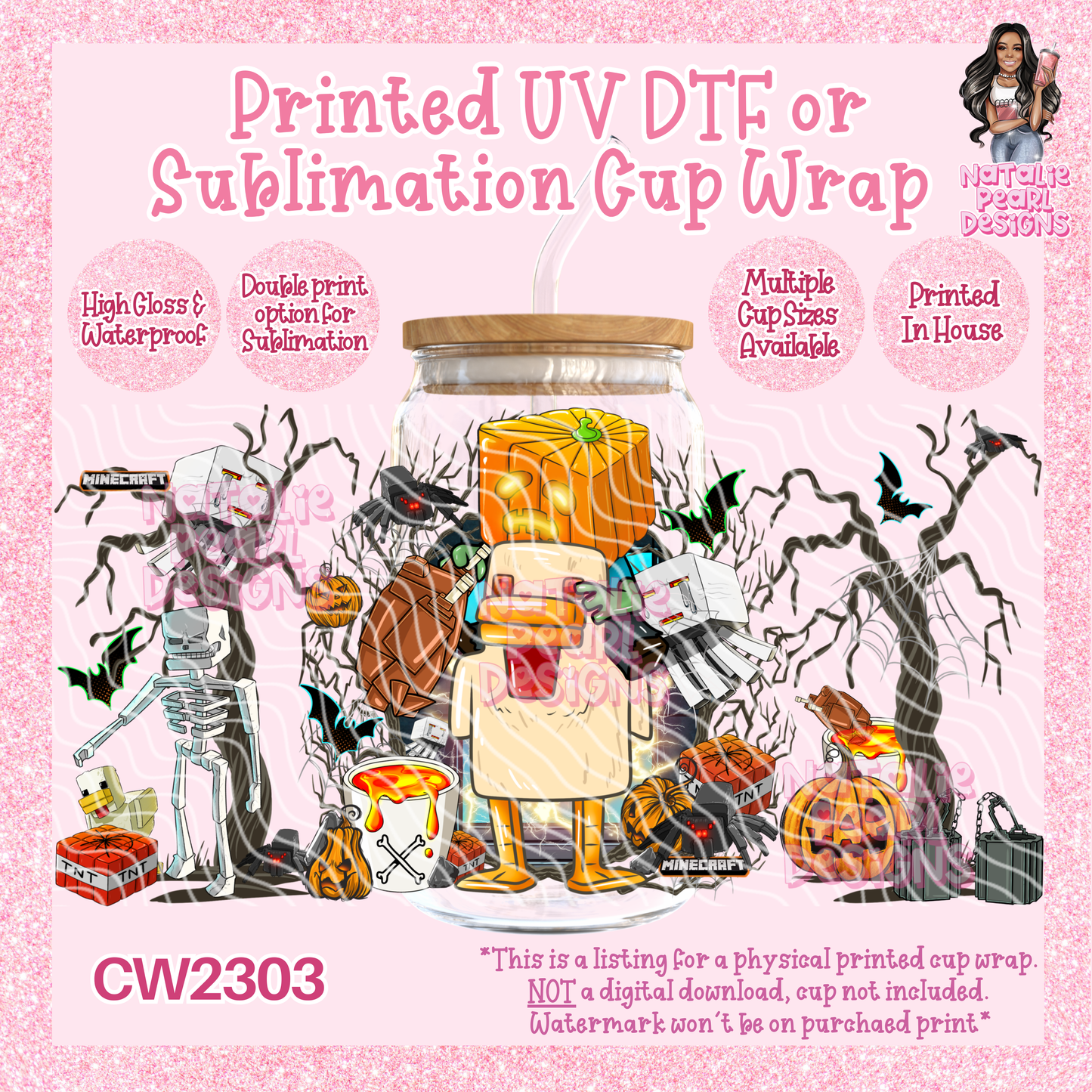 CW2303 UV DTF/SUB Cup Wraps
