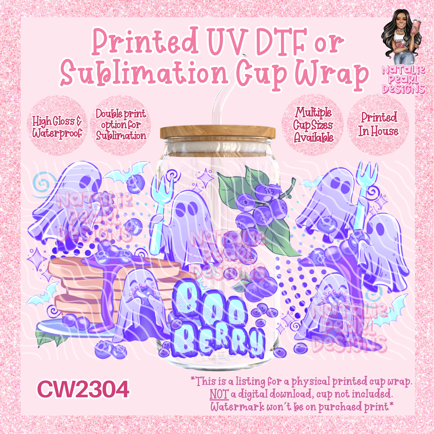 CW2304 UV DTF/SUB Cup Wraps