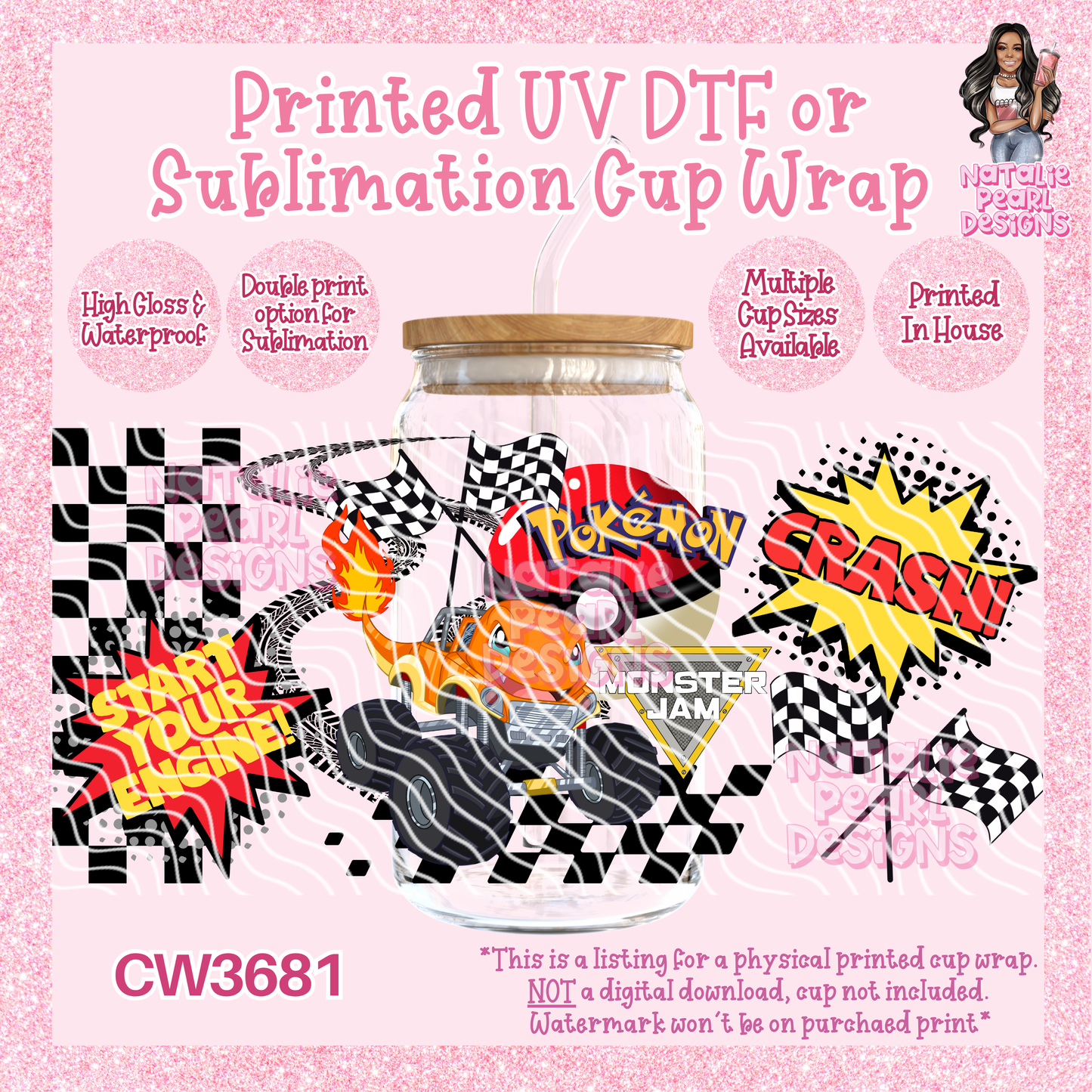 CW3681 UV DTF/SUB Cup Wraps