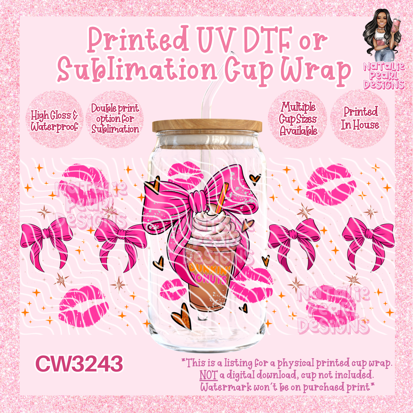 CW3243 UV DTF/SUB Cup Wraps